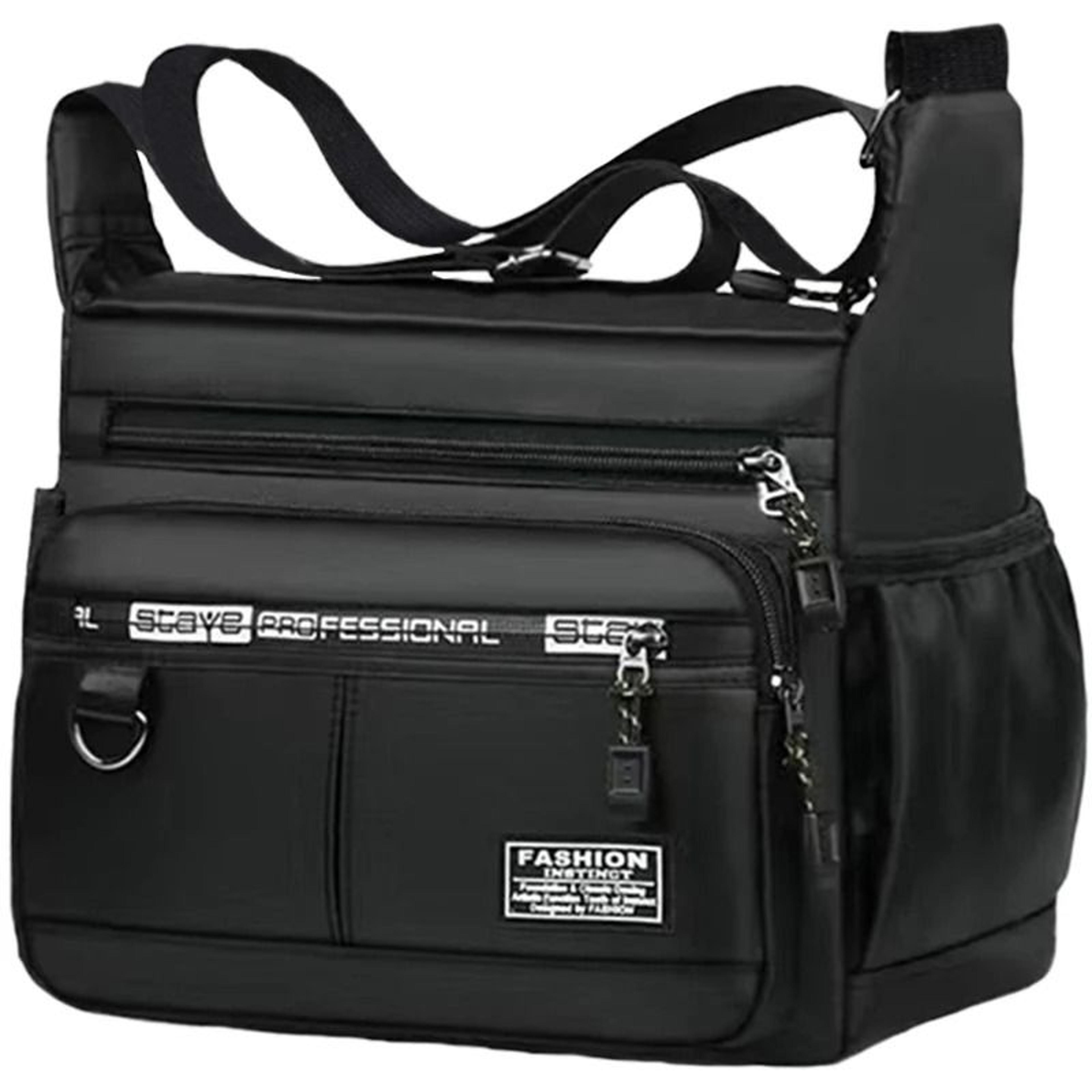 Multi Functional Mens Crossbody Bag With Adjustable Shoulder Strap And Business Layered Pockets 6