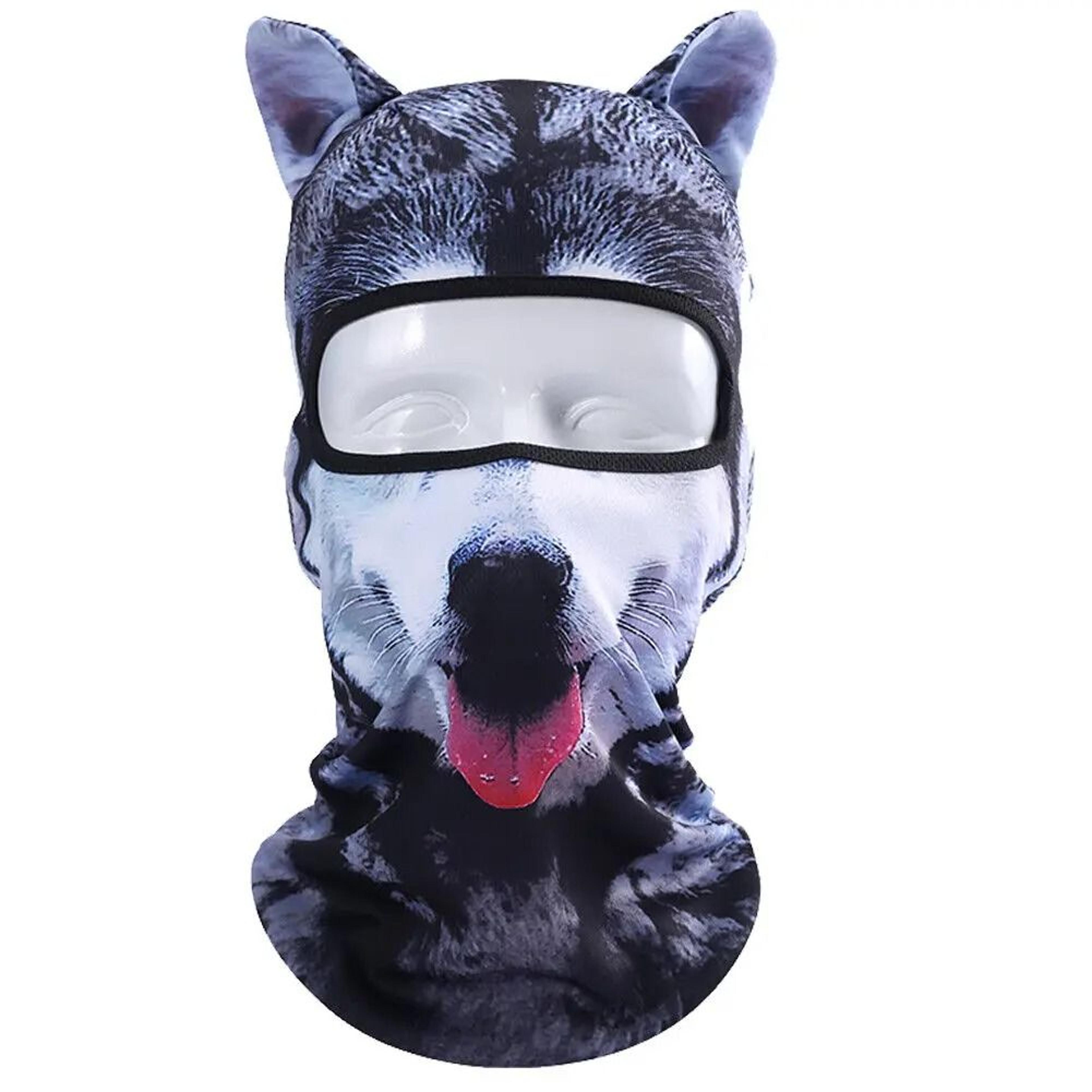 3D Animal Balaclava Full Face Mask Funny Windproof Ski Hat And Neck Gaiter With Ears For Cycling An 13