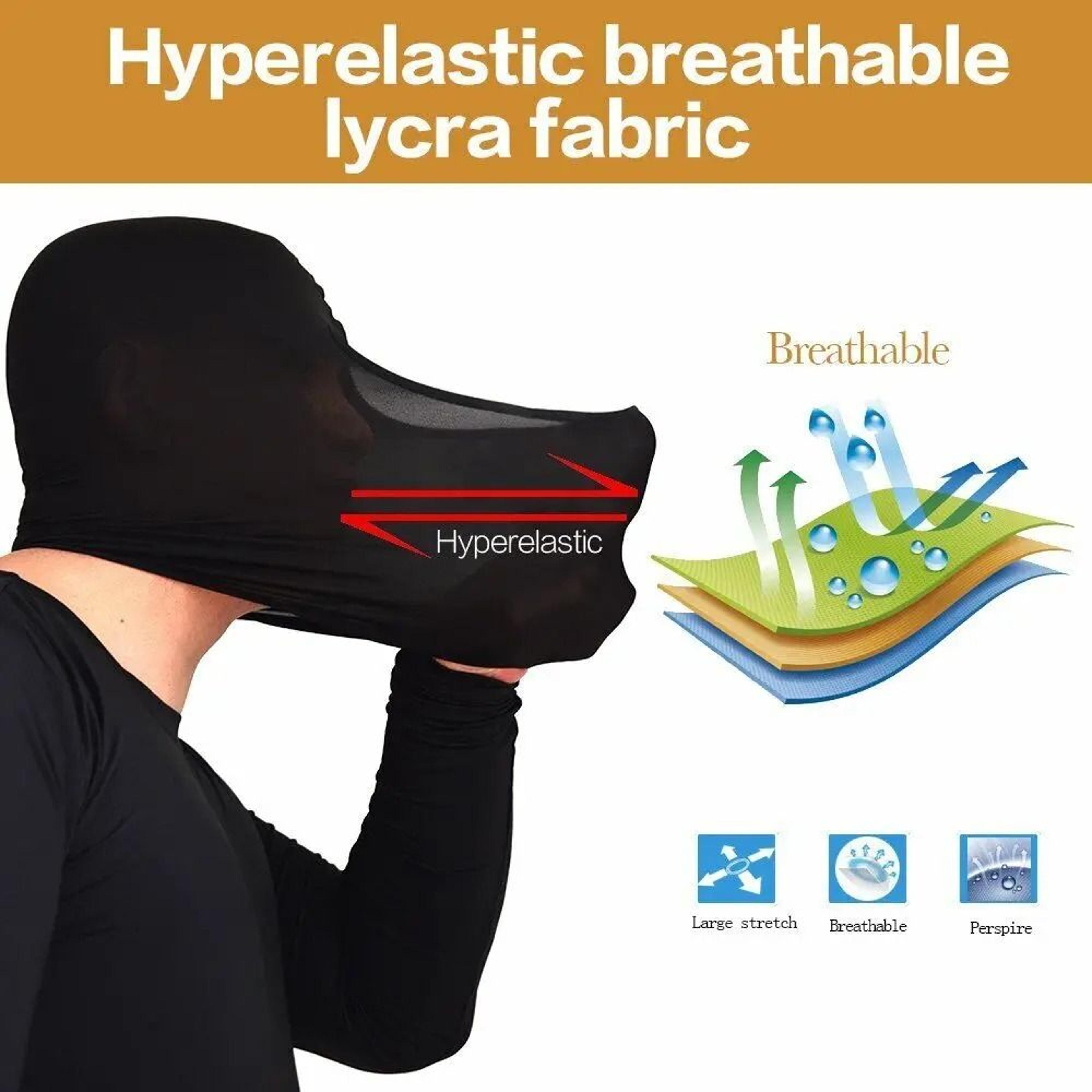 Tactical UV Protection Balaclava Full Face Mask Windproof Ski Sun Hood And Biker Helmet Liner 3