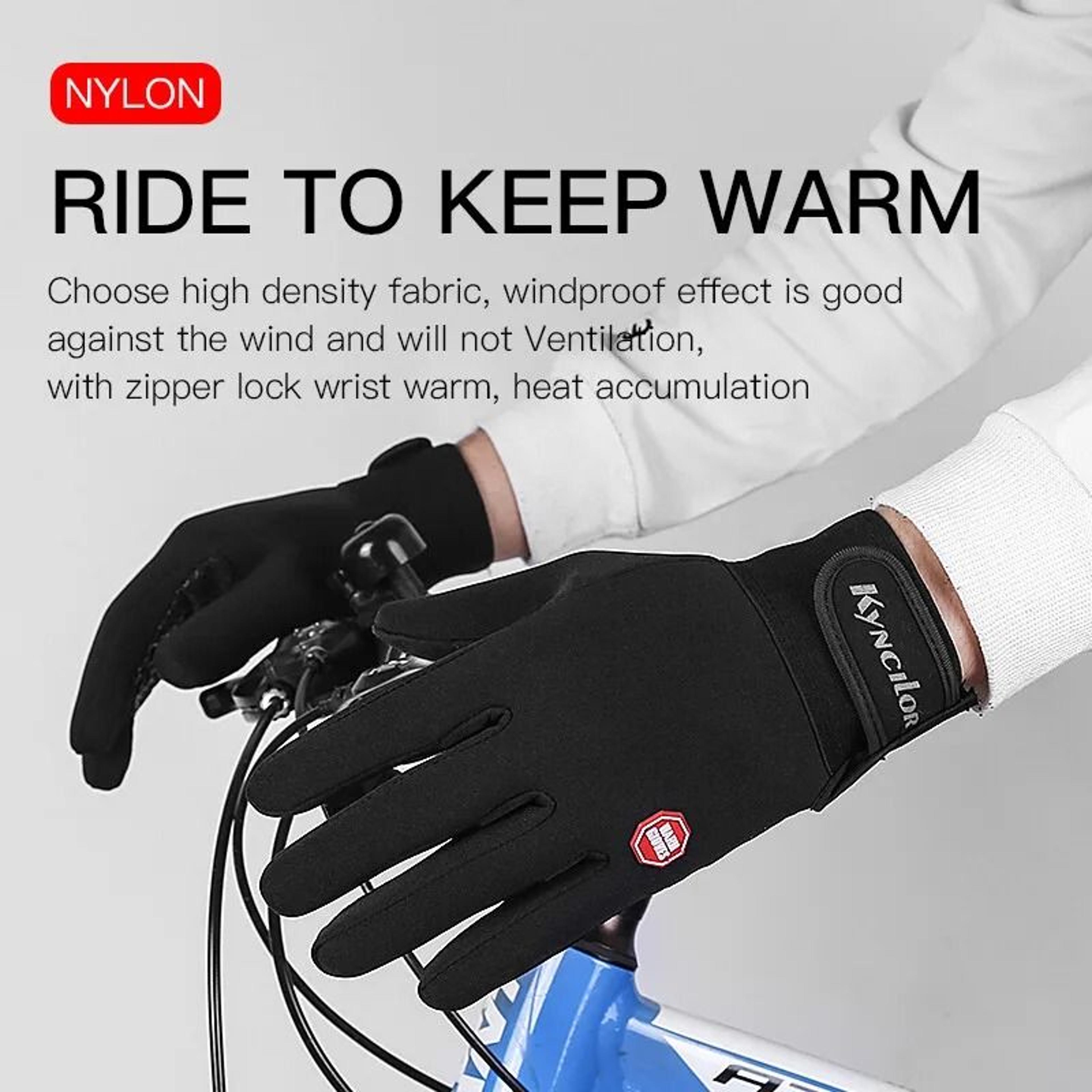 Winter Waterproof Thermal Ski Gloves With Touchscreen Fingers For Running Driving And Cycling 2