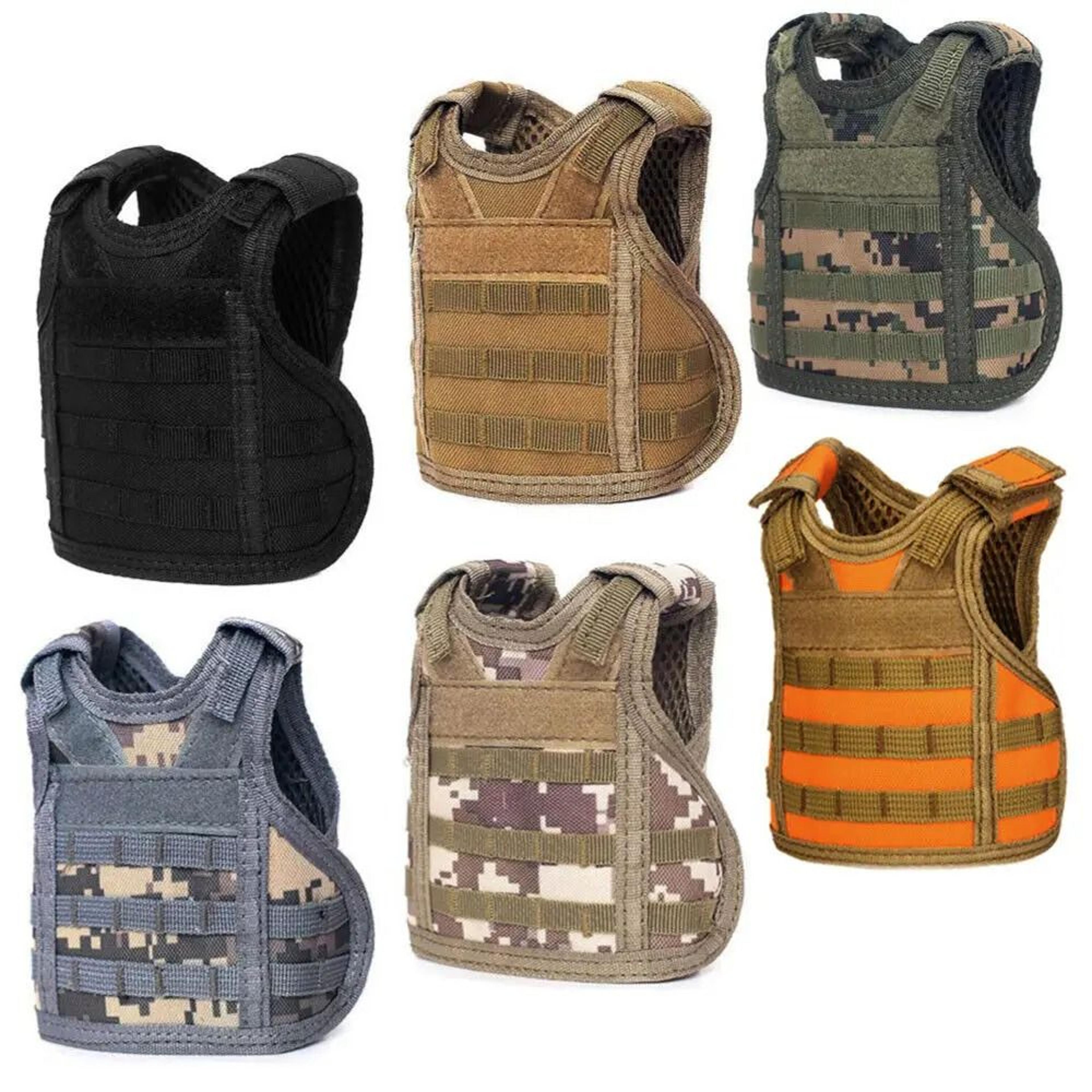 detachable tactical beer bottle vest with adjustable straps for water wine and beverage bottles