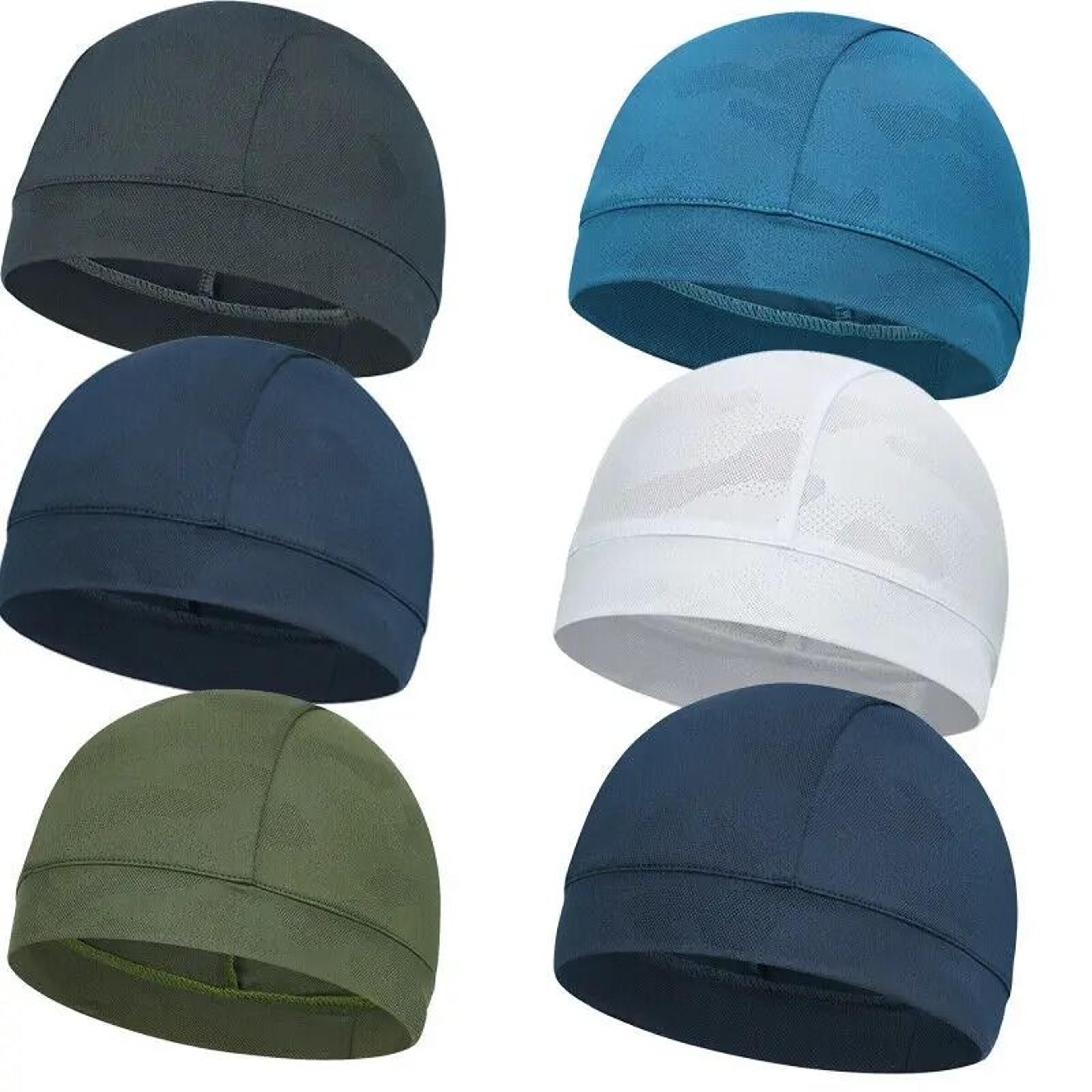 Cooling Mesh Skull Cap And Helmet Liner Lightweight Sweat Wicking Liner For Cycling Motorcycle And  1