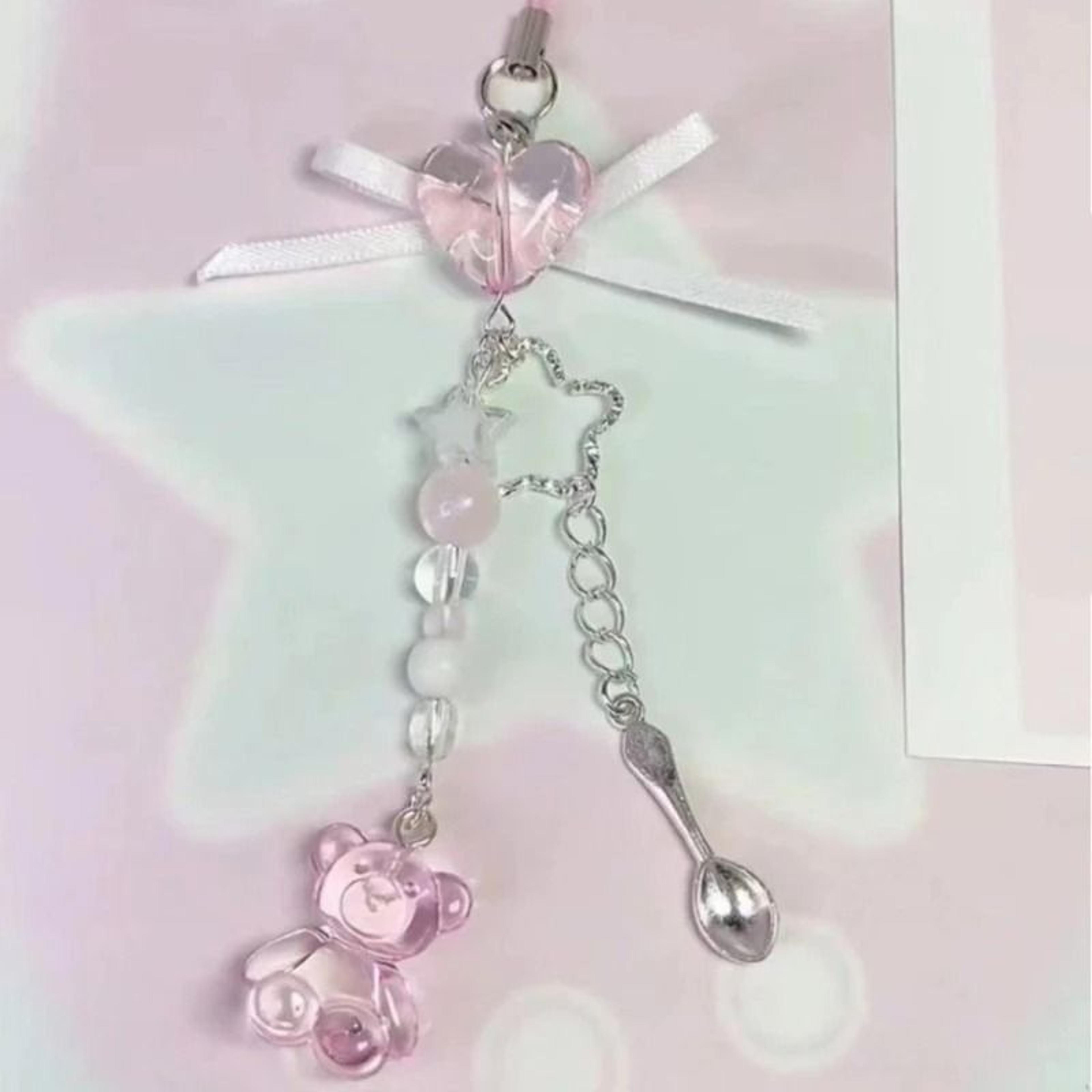 Angel Wing Beaded Phone Charm Accessory 1