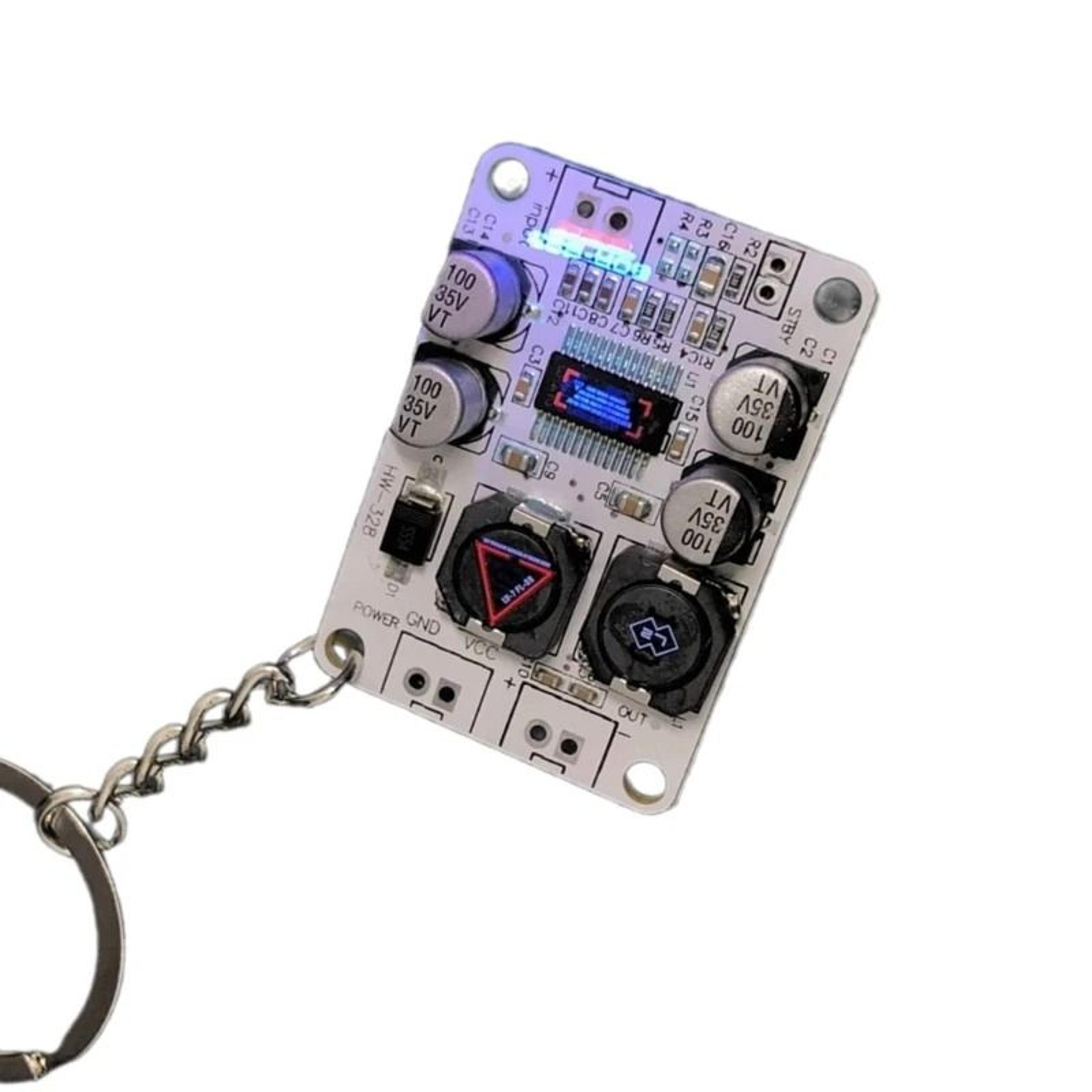 Mechanical Circuit Board Keychain 1