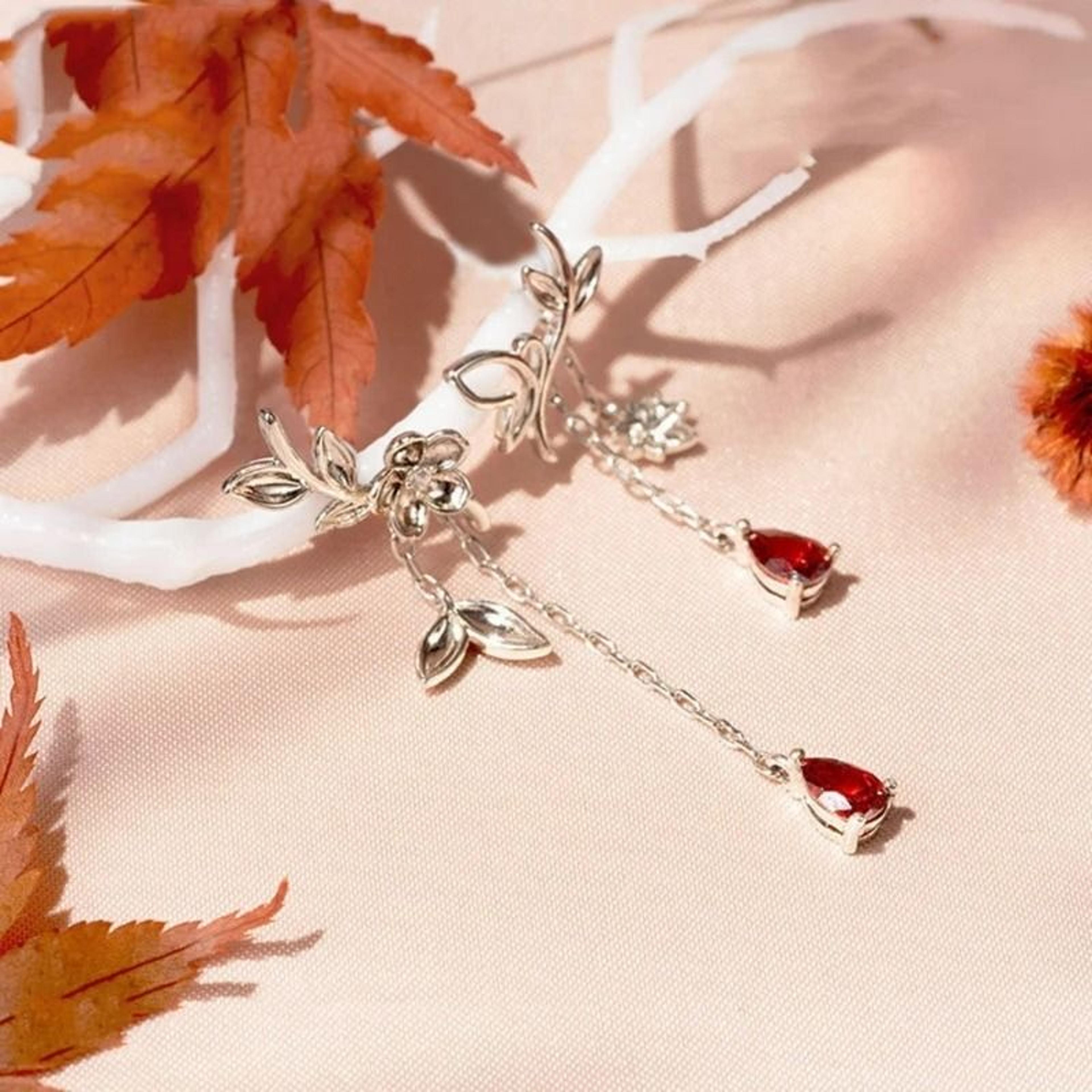 Elegant Bead Drop Earrings 2