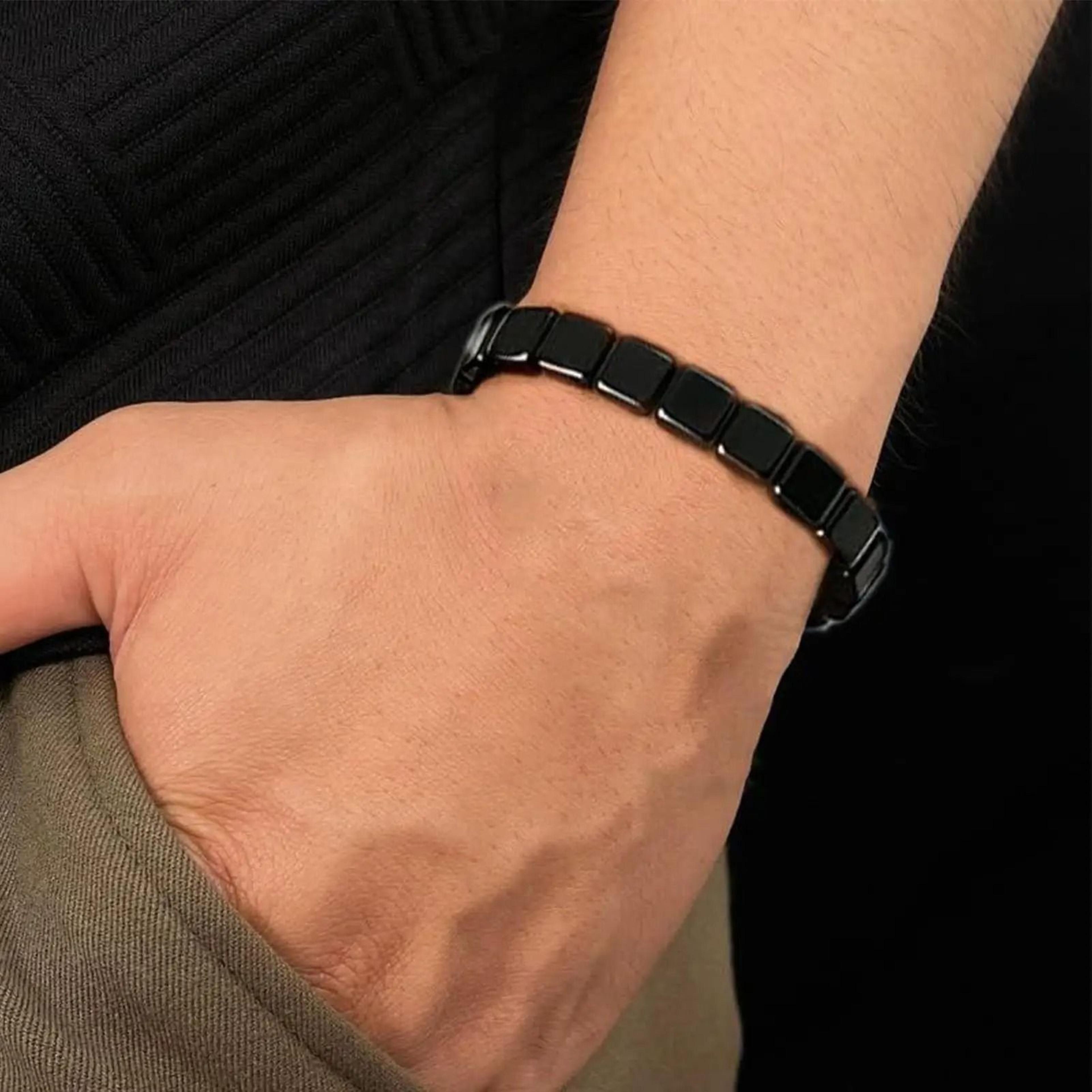 Natural Hematite Bracelet For Men 1