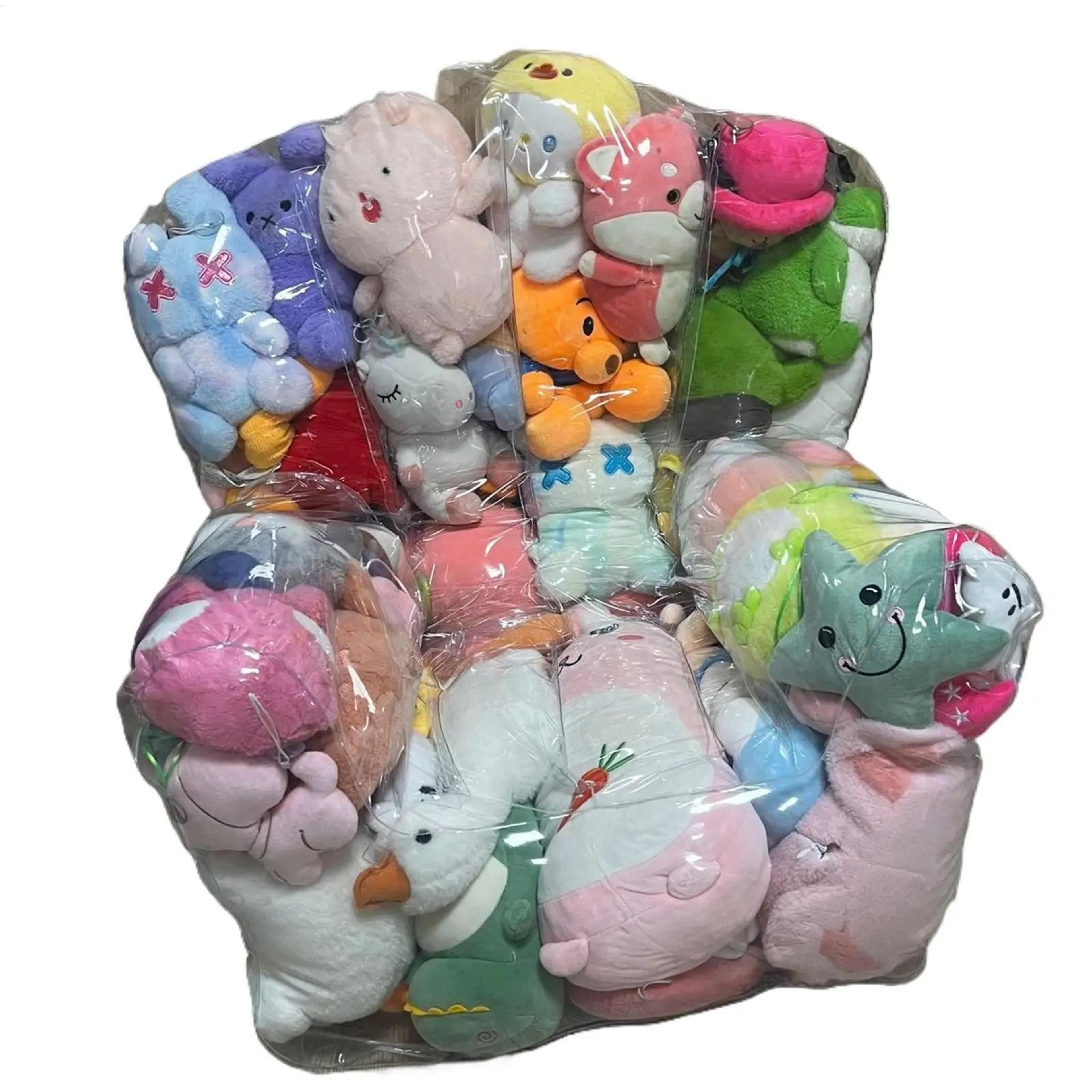Clear Stuffable Bean Bag Chair Cover 4