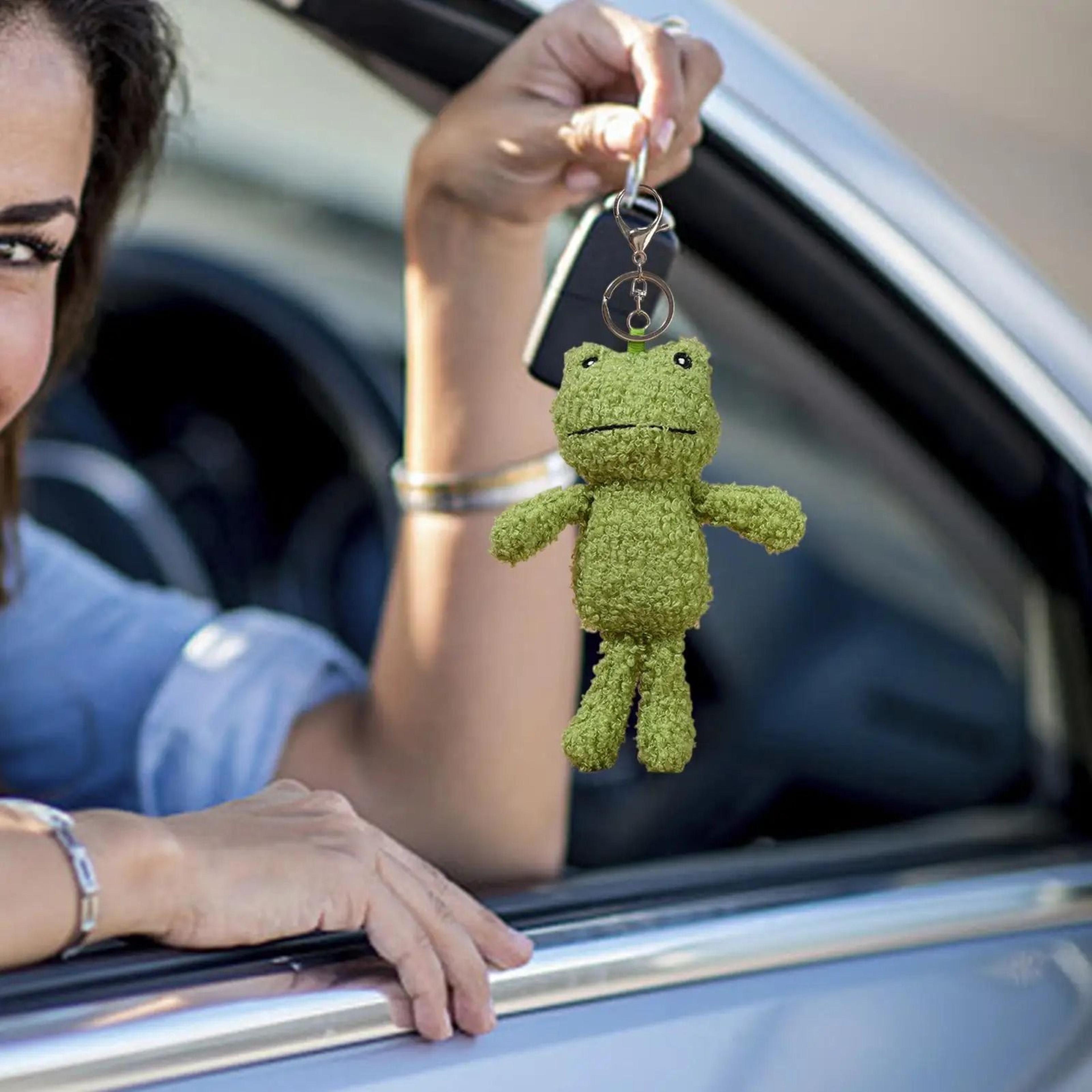 Plush Frog Keychain Bag Charm 1