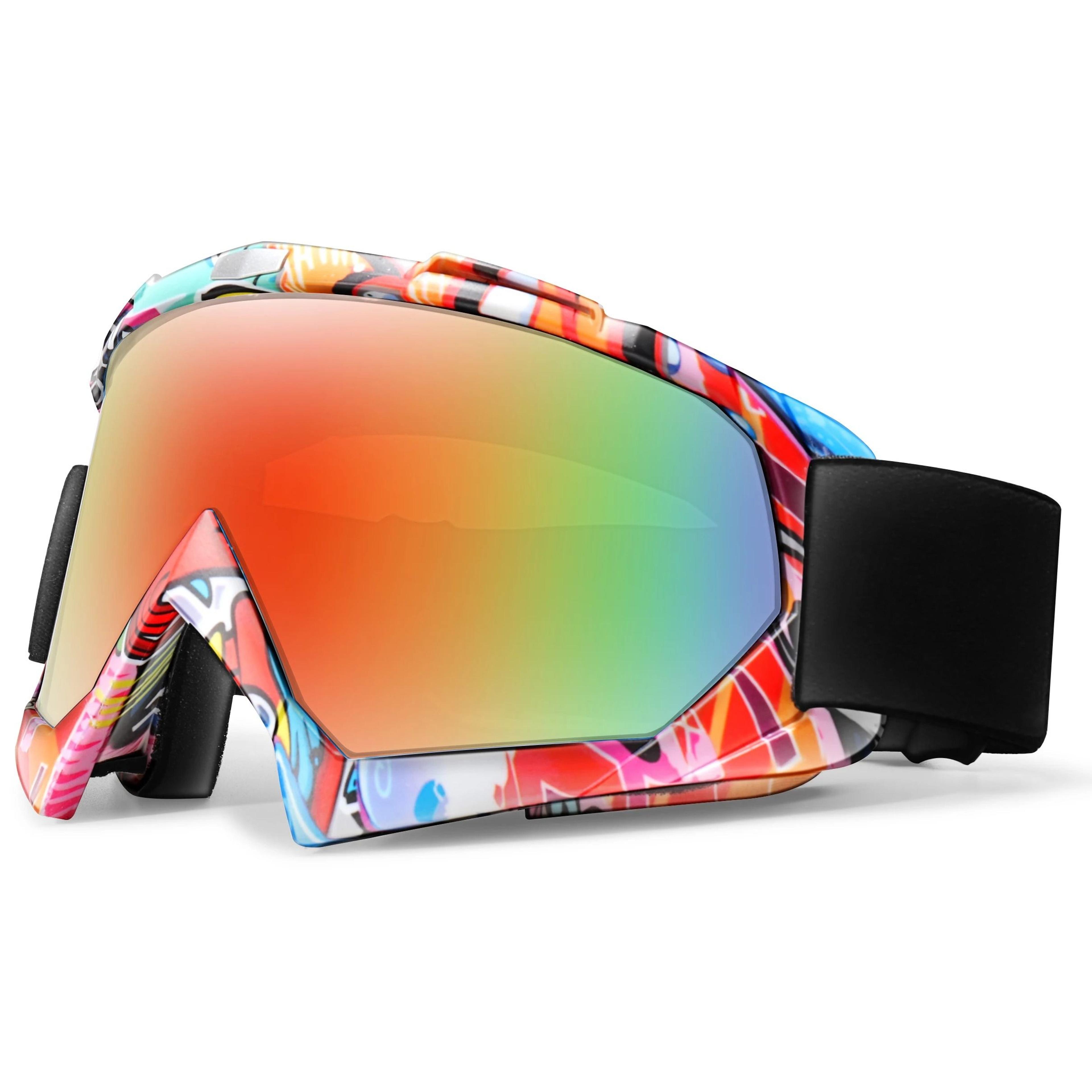 Outdoor Double Layer Anti Fog Snow Goggles 12