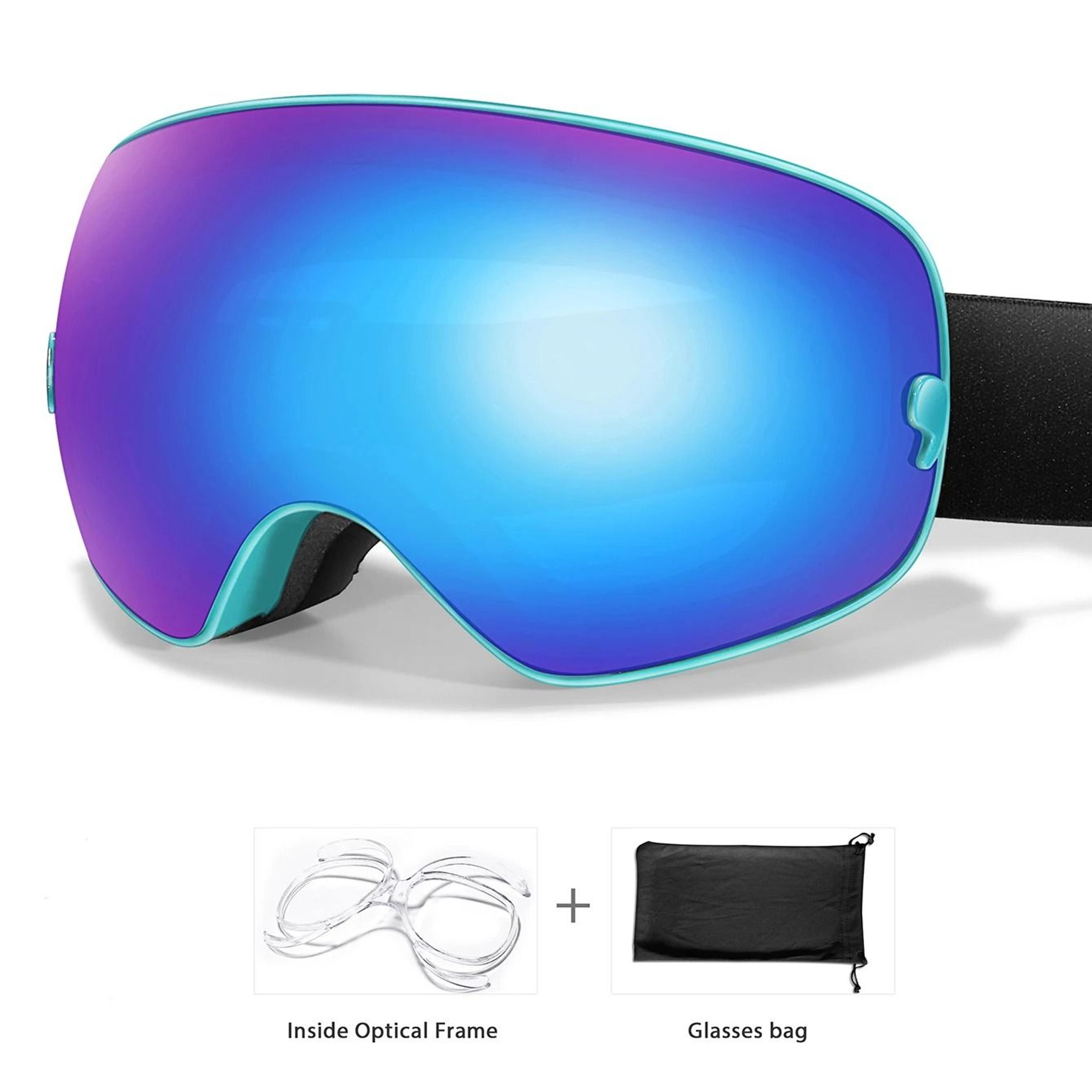 Unisex Outdoor Sports Snow Goggles With UV Protection And Anti Fog Lens 15