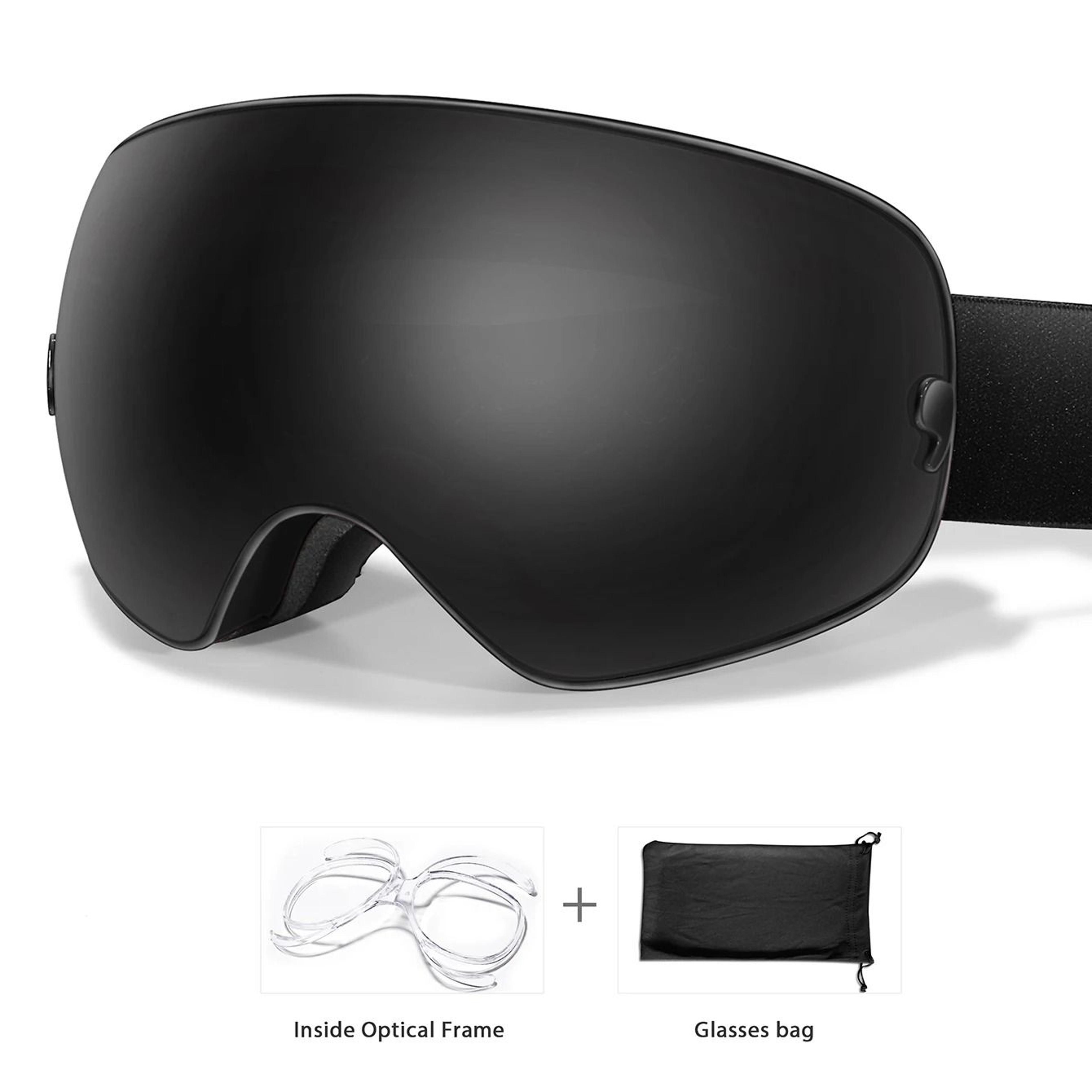 Unisex Outdoor Sports Snow Goggles With UV Protection And Anti Fog Lens 7