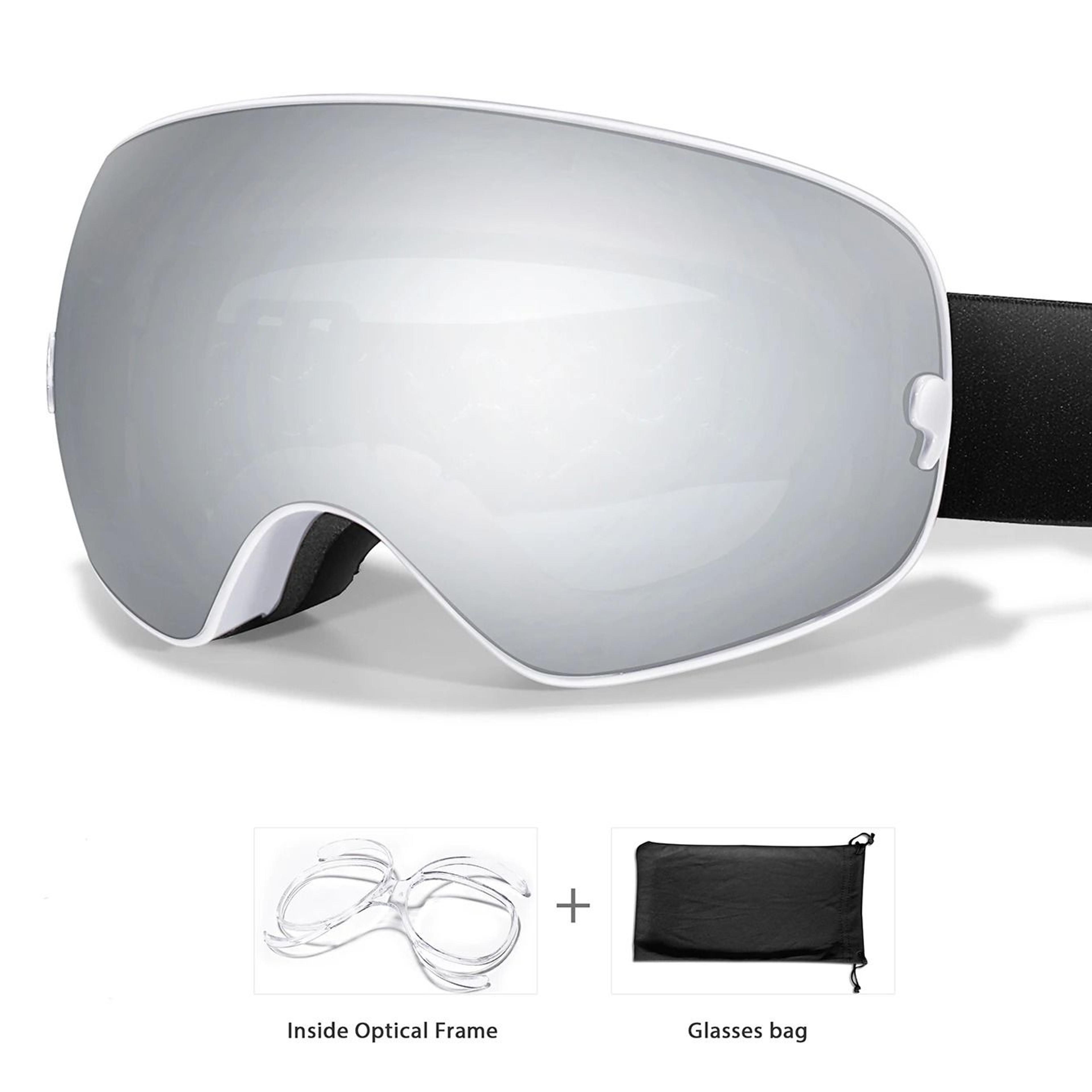 Unisex Outdoor Sports Snow Goggles With UV Protection And Anti Fog Lens 20