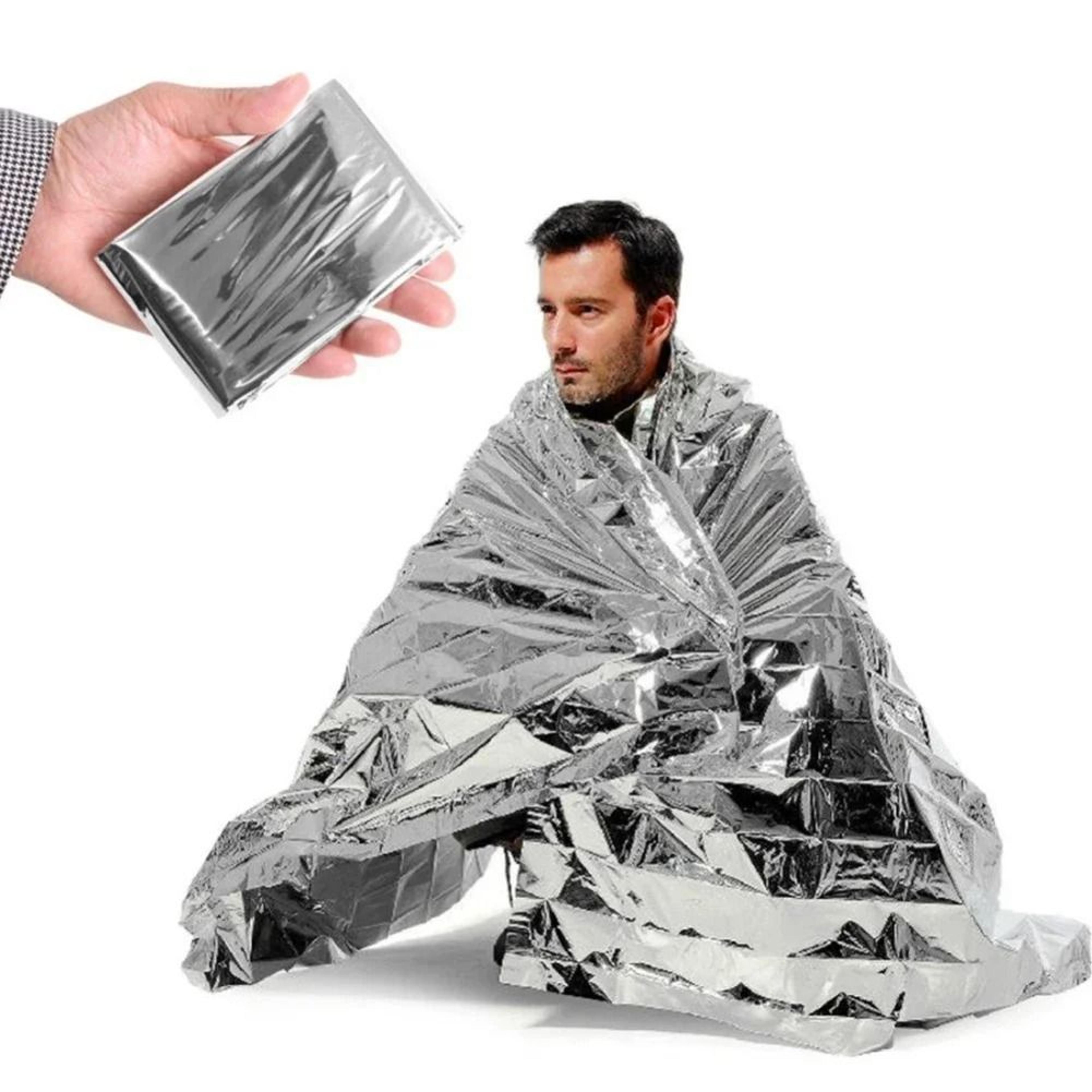 Outdoor Emergency Thermal Survival Blanket With Multiple Size Options 1
