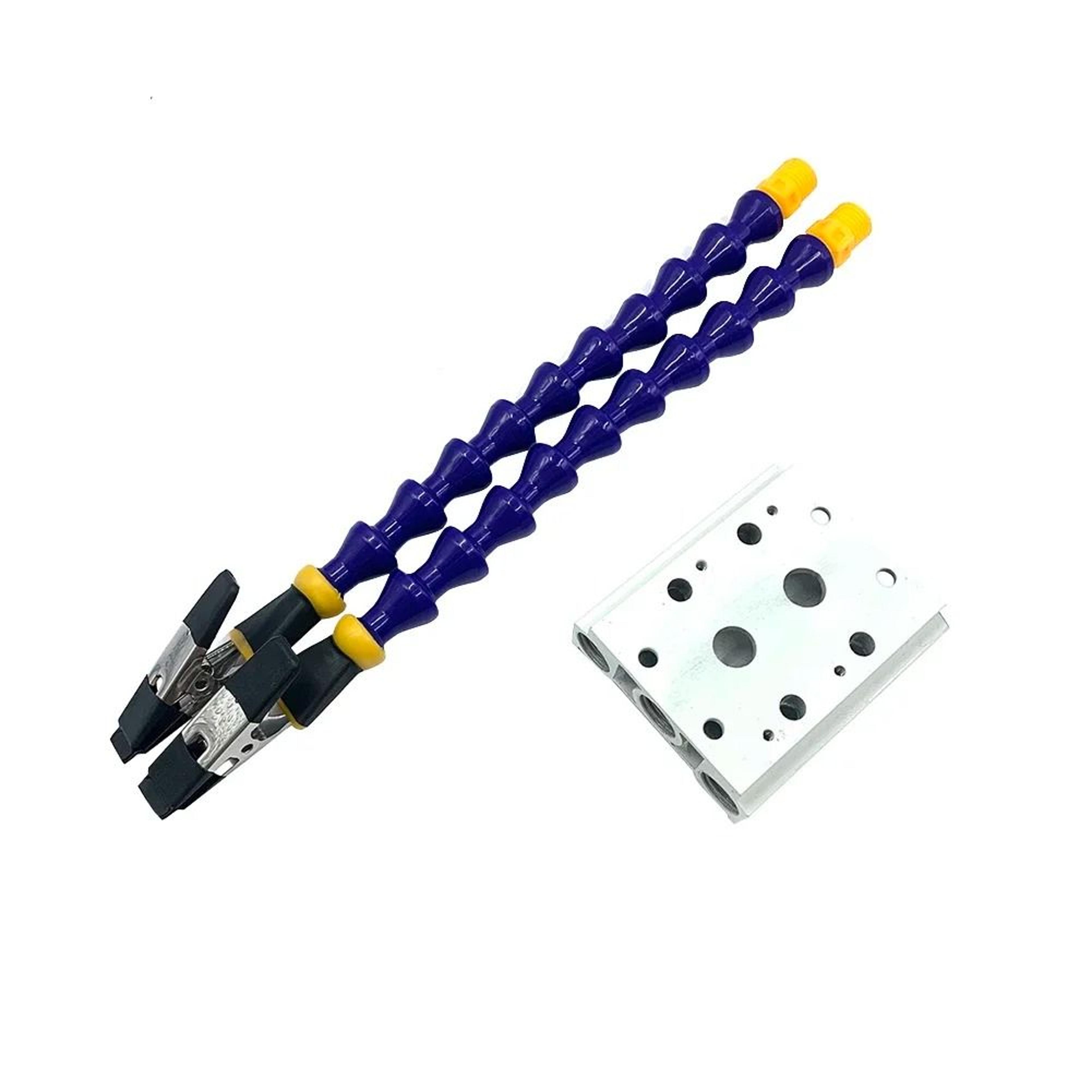Adjustable Bench Vise With Soldering Iron Holder And Flexible Third Hand Arms 7