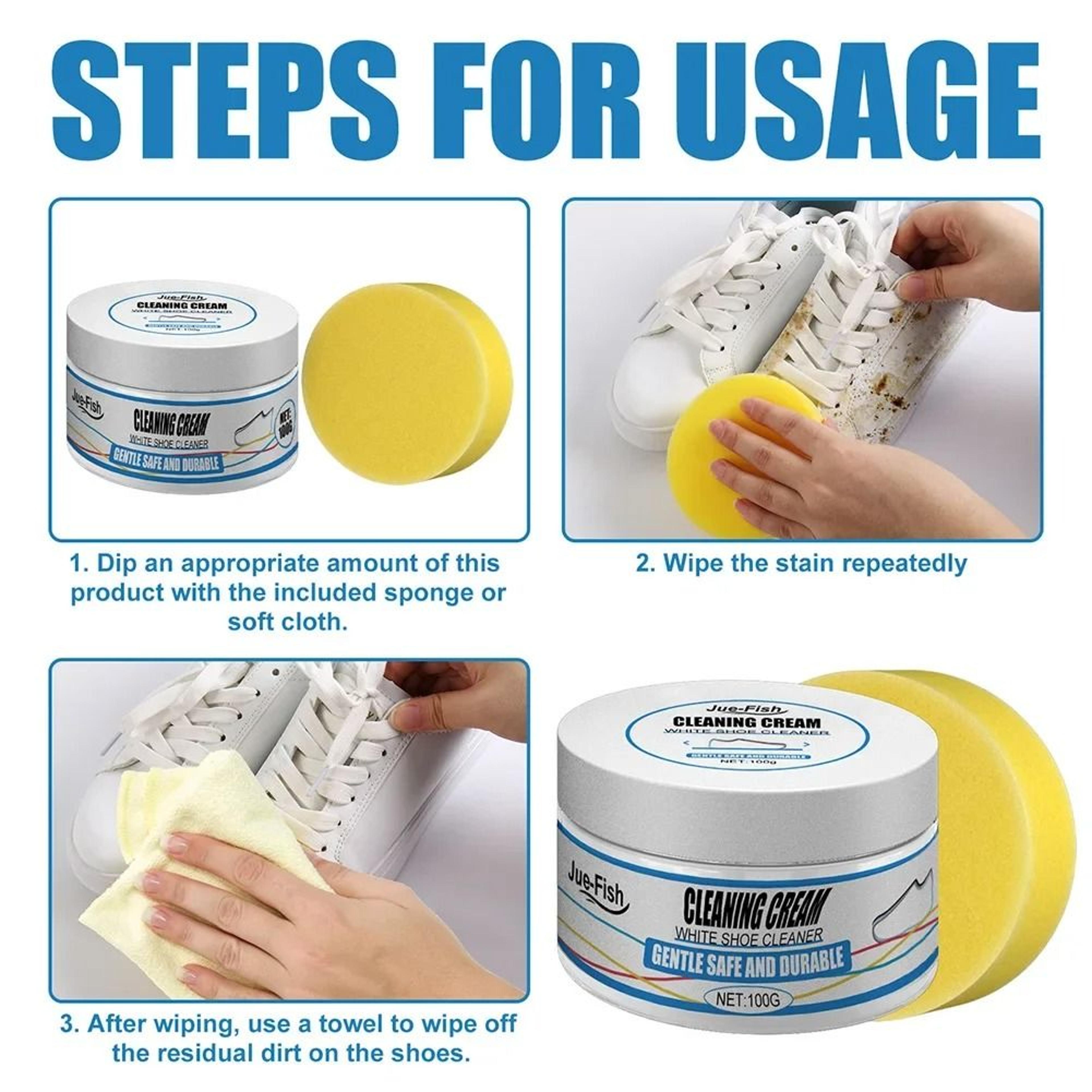 White Shoe Cleaning Cream For Brightening And Maintenance 4