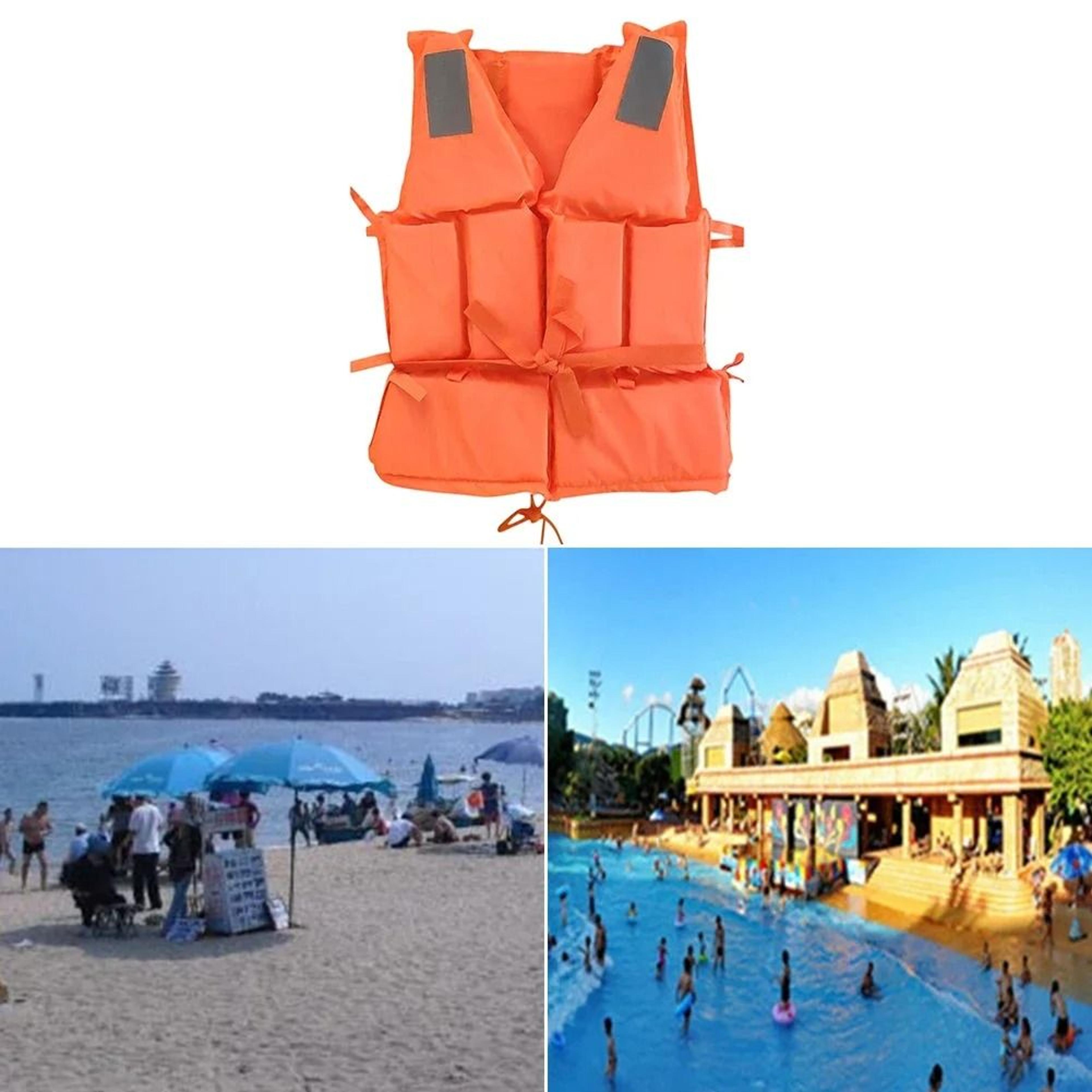 Adult Safety Life Vest With Whistle For Swimming And Water Sports 1