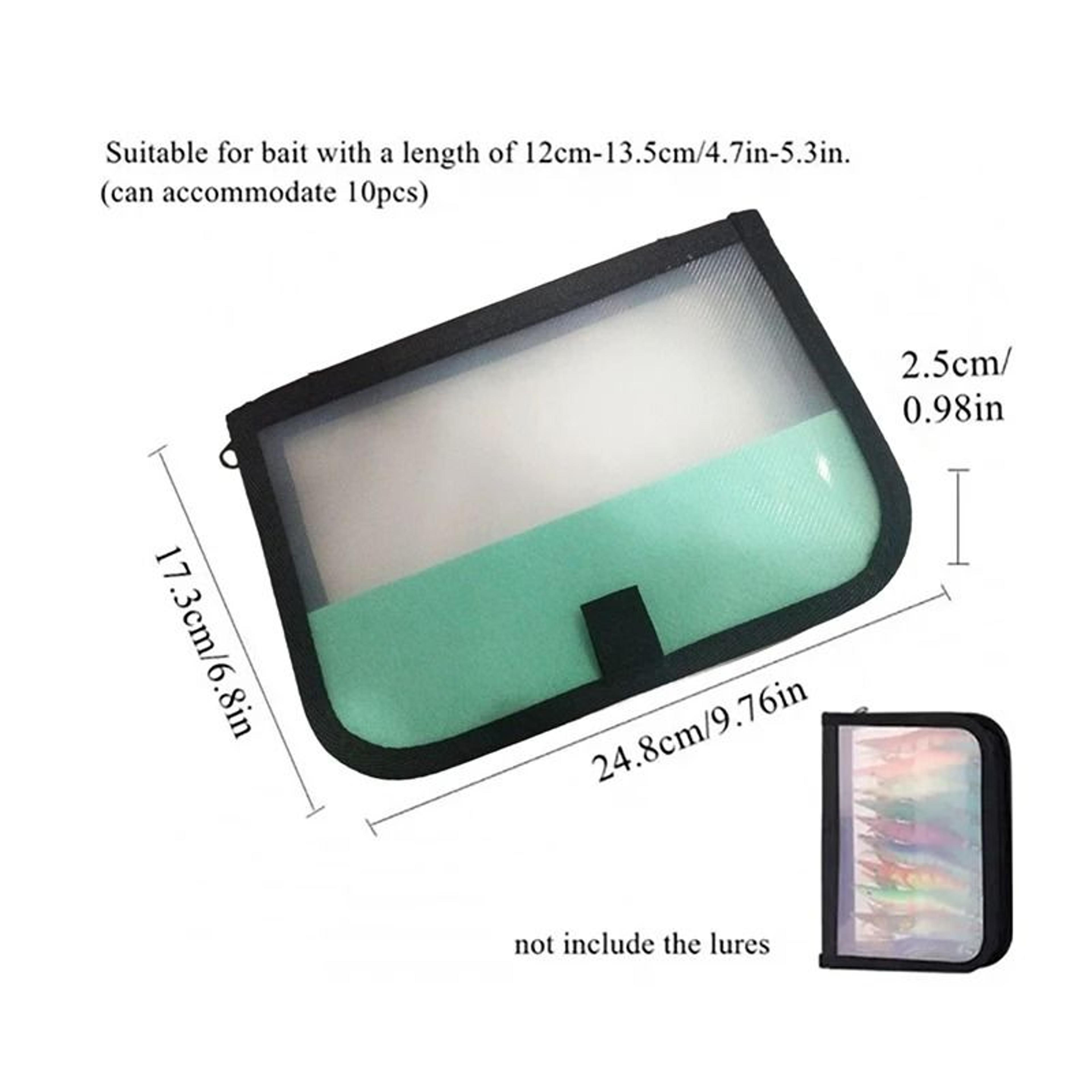 Portable Clear Fishing Lure And Hook Storage Bag With Double Zipper 5