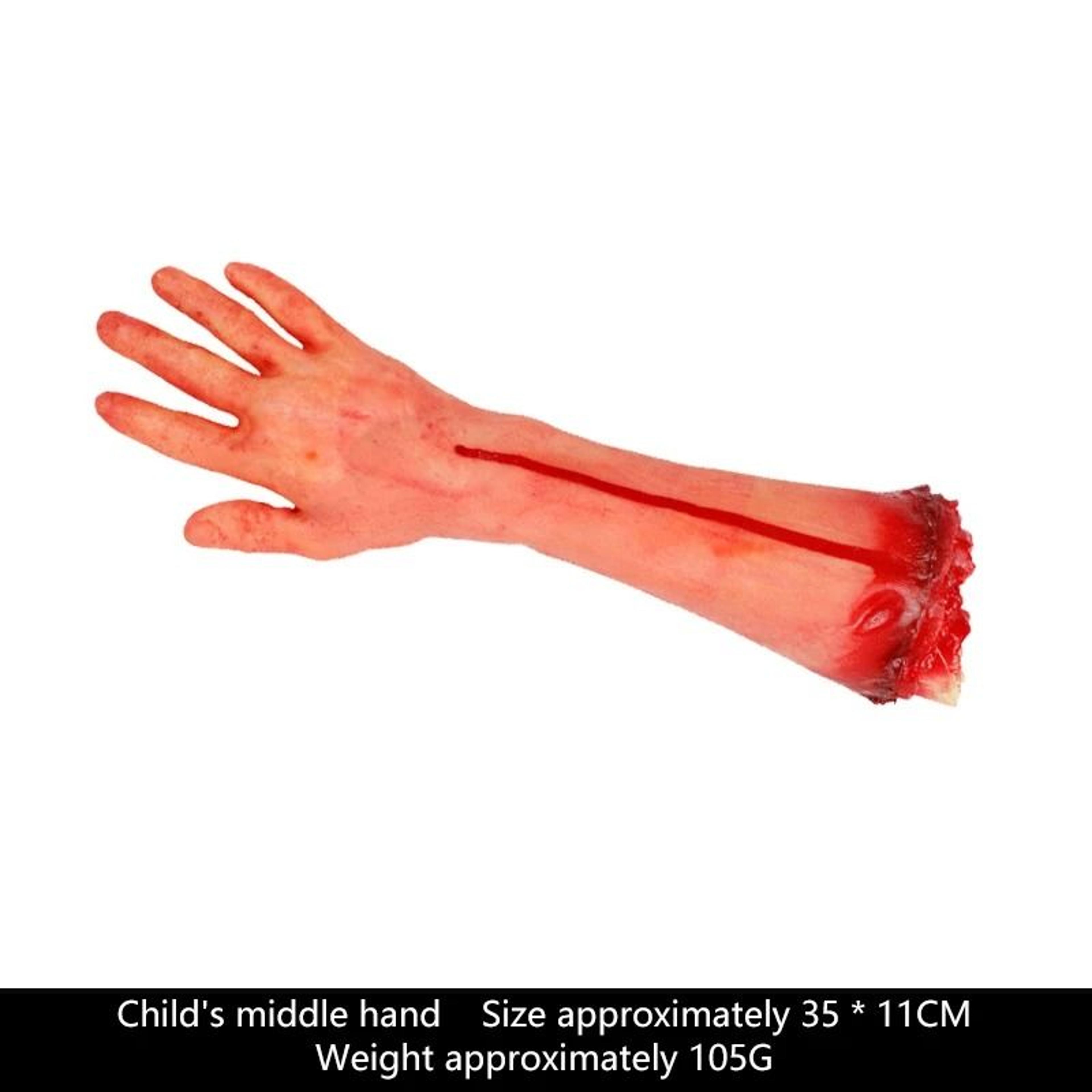 Fake Severed Zombie Hand Prop For Halloween Decoration And Haunted Displays 10