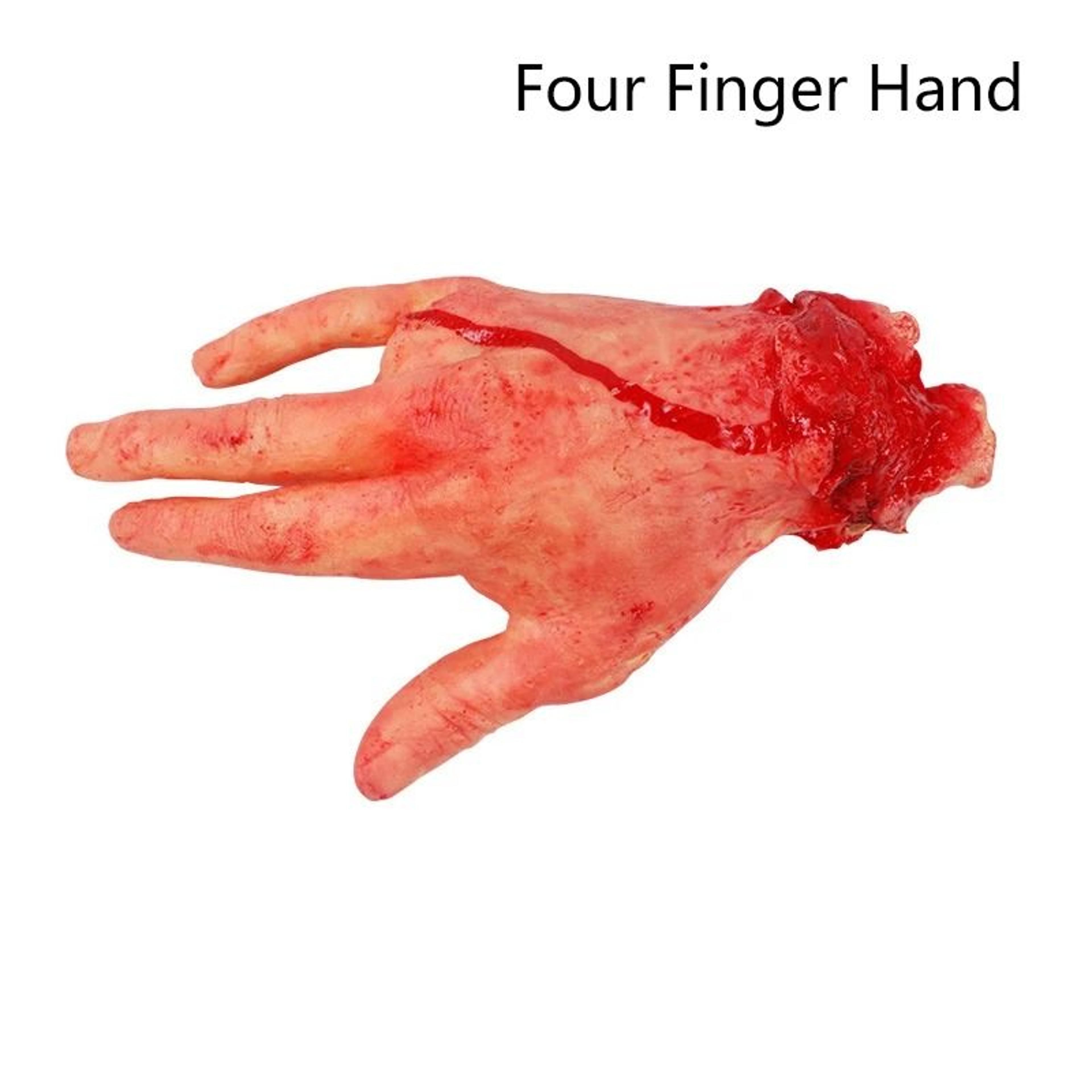 Fake Severed Zombie Hand Prop For Halloween Decoration And Haunted Displays 4