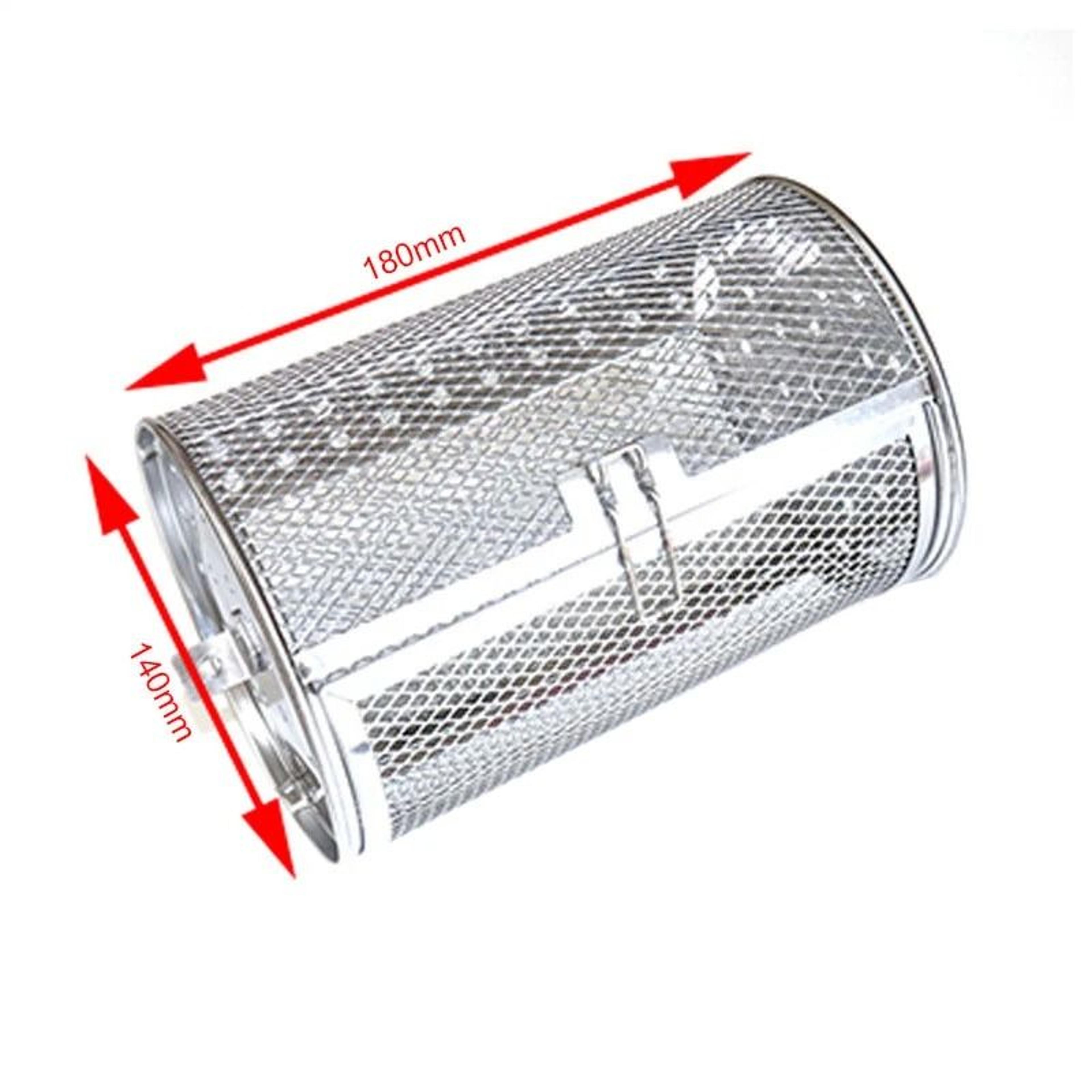 Stainless Steel Rotisserie Grill Basket Drum For Oven And Air Fryer Cooking 7