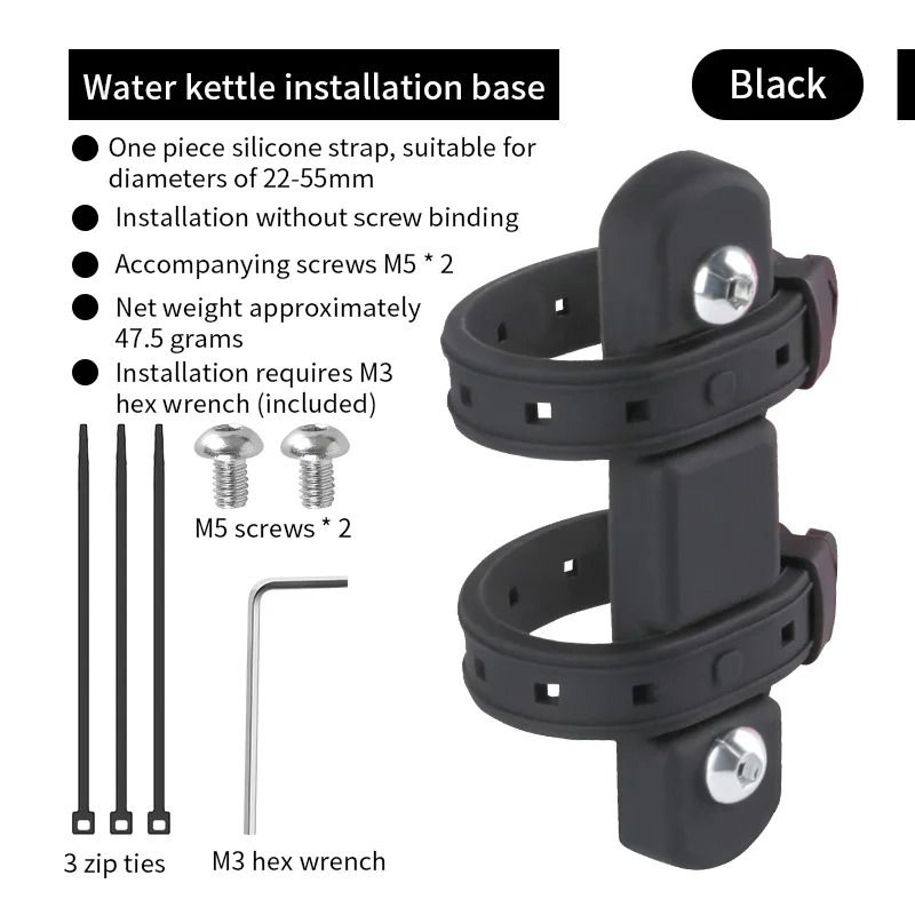 Bicycle Bottle Mount Adapter Strap For Frame And Fork Installation 6