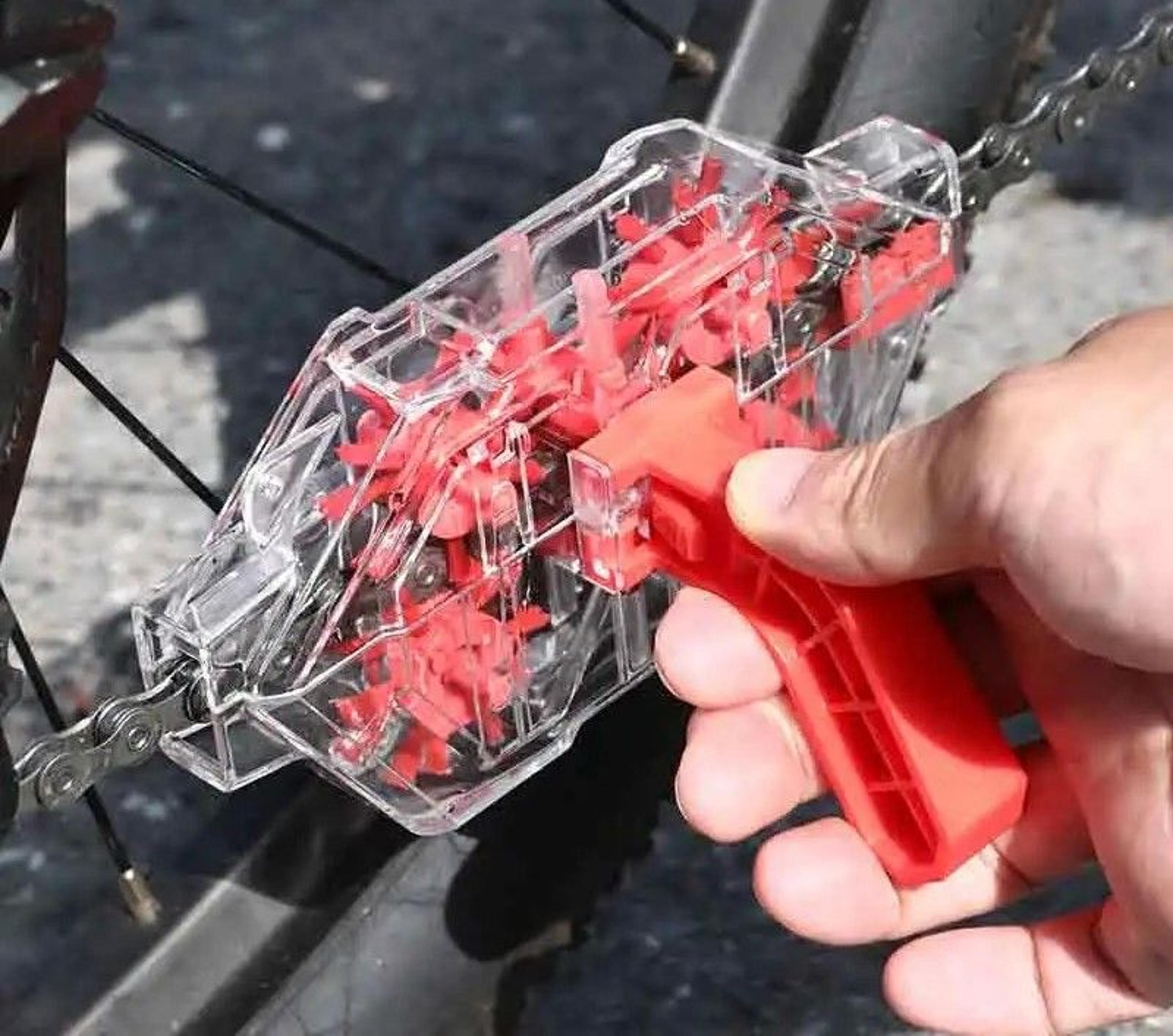 Multi Function Bike Chain And Wheel Cleaning Tool Set 0