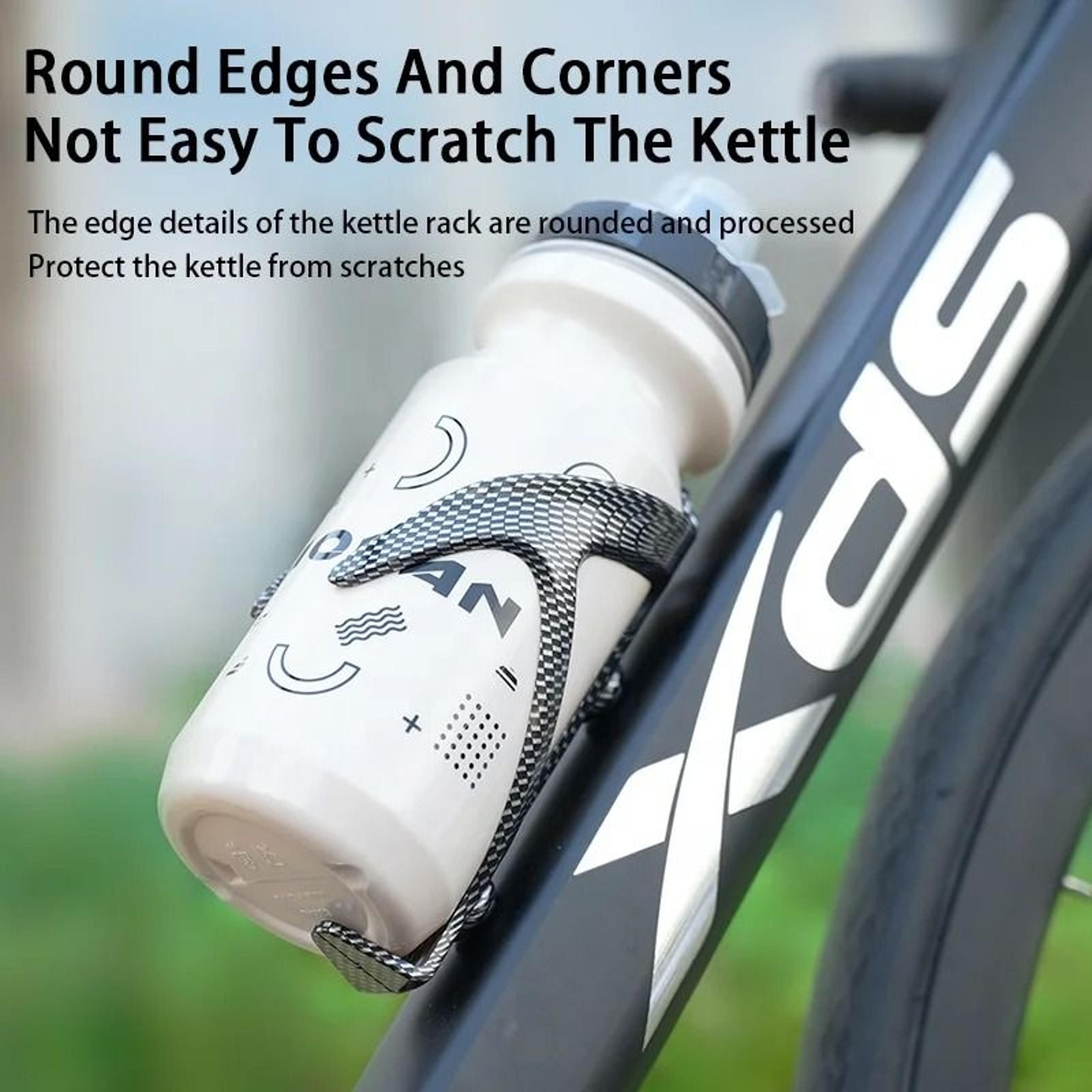 Carbon Pattern Bike Water Bottle Holder Cage For Bicycle 3