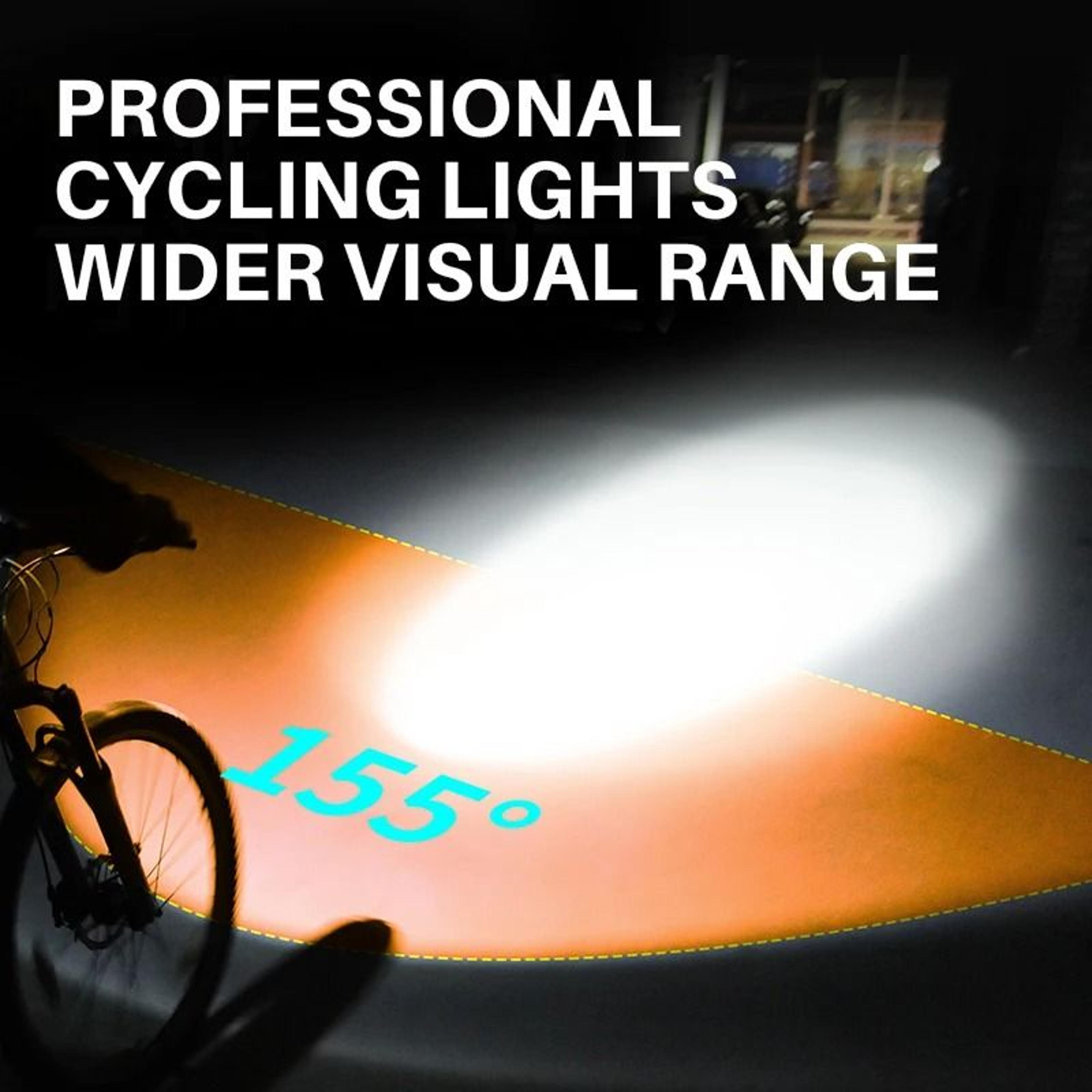 Multi Function Bicycle Headlight With Solar Charging And Digital Display 1