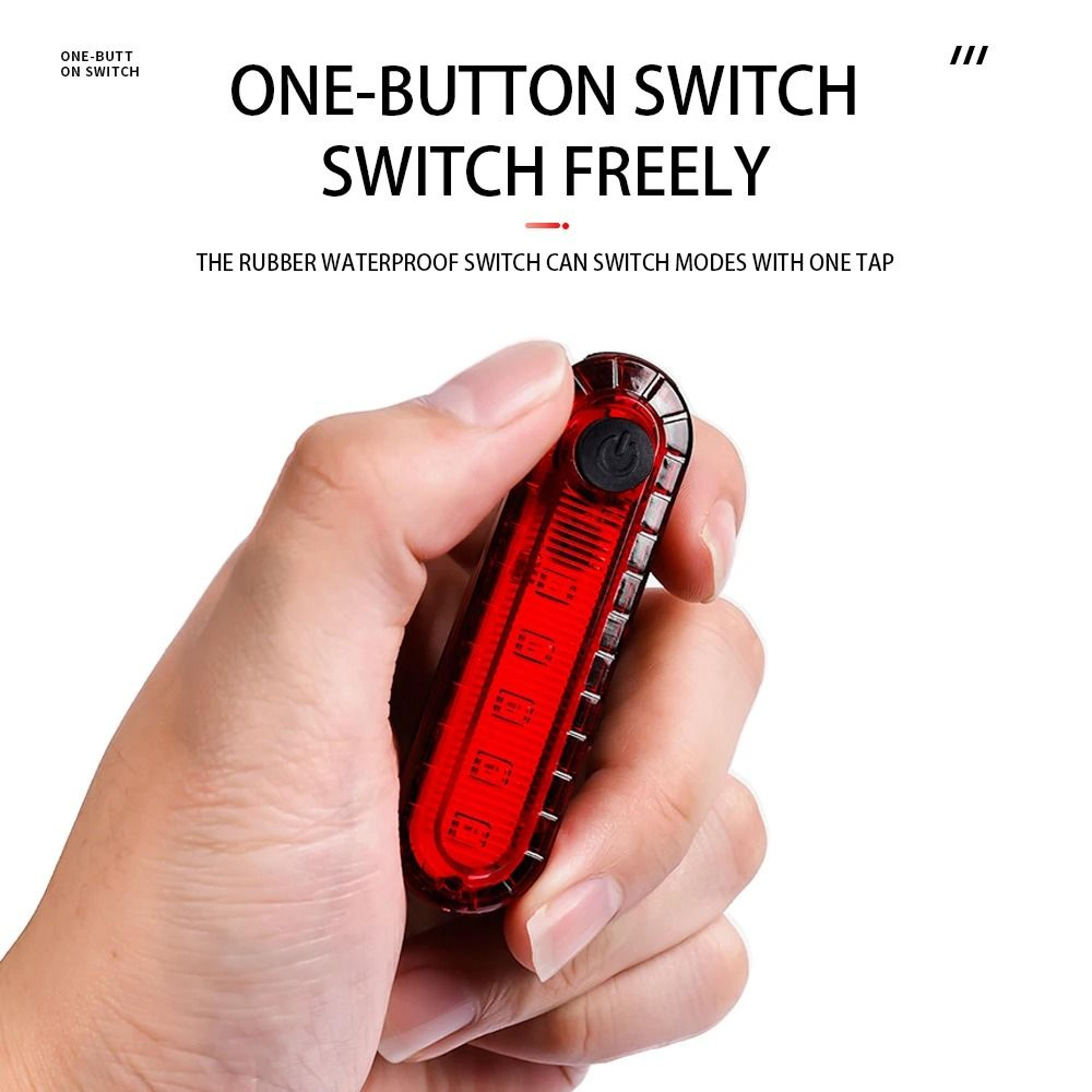 Bright USB Rechargeable Bicycle Tail Light For Cycling Safetys 1