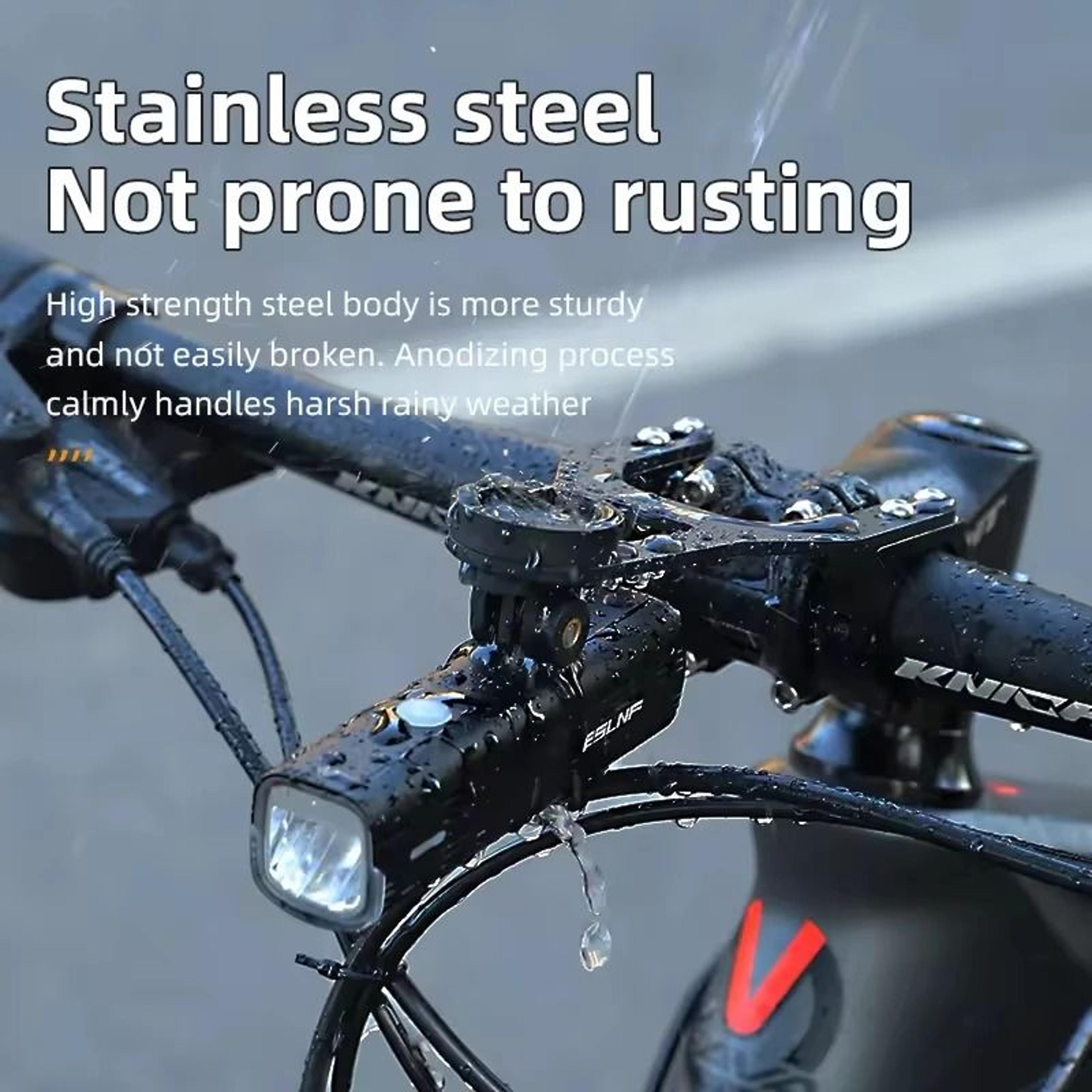 Stainless Steel Universal Bike Computer Mount Holder For Bicycle Accessories 2