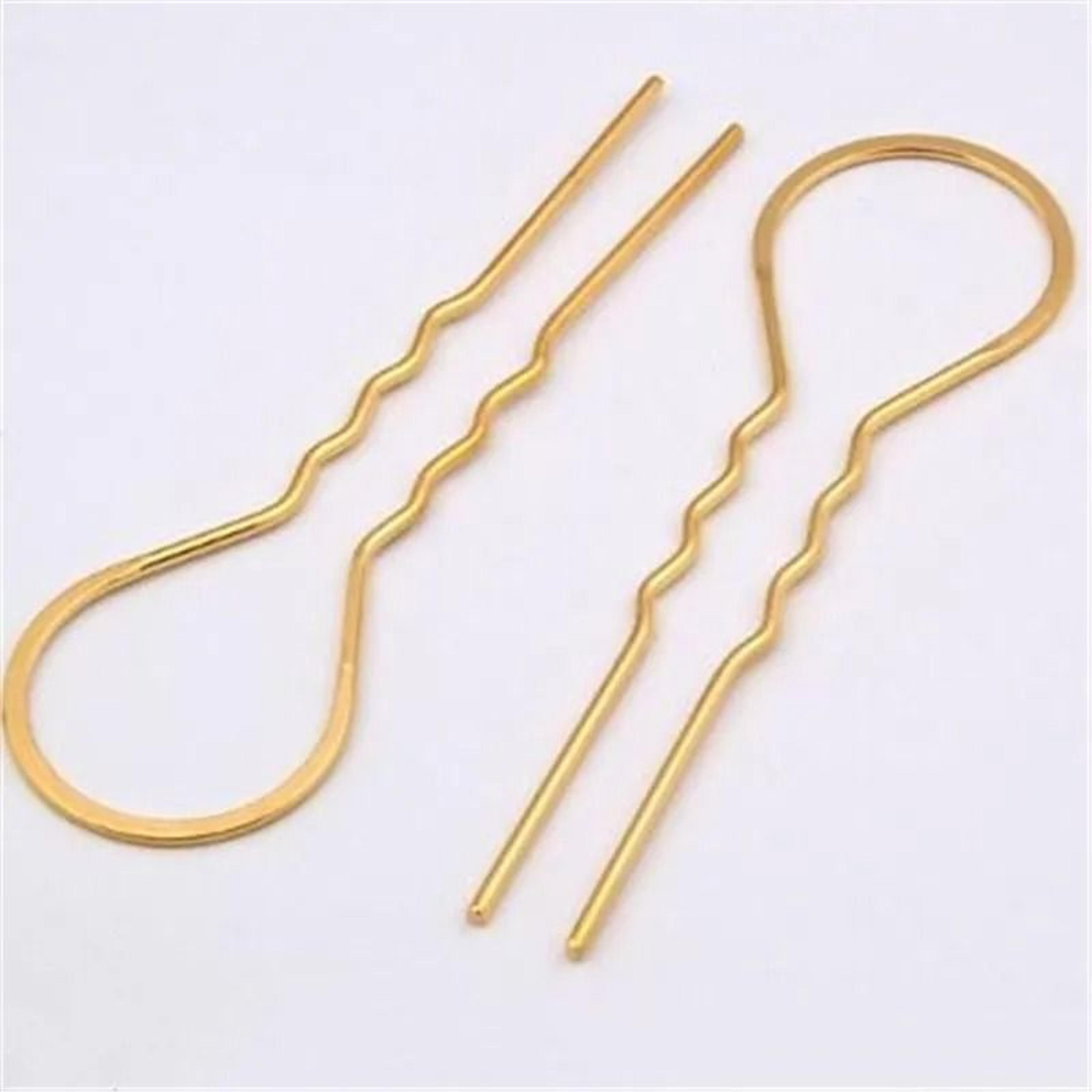 Vintage U Shaped Wavy Hair Pins For Women And Girls 11