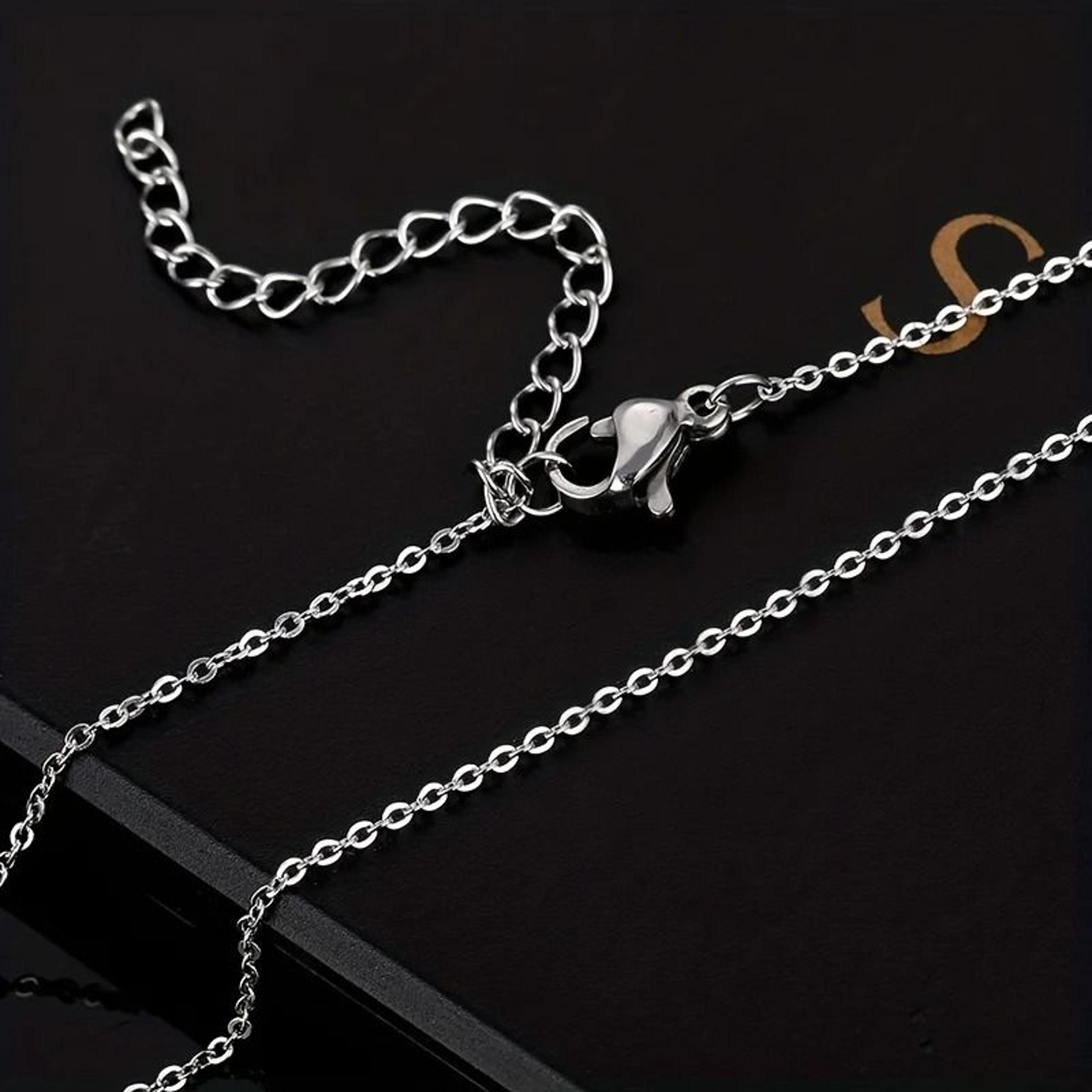 Stainless Steel Star Of David Necklace Religious Amulet Pendant 5