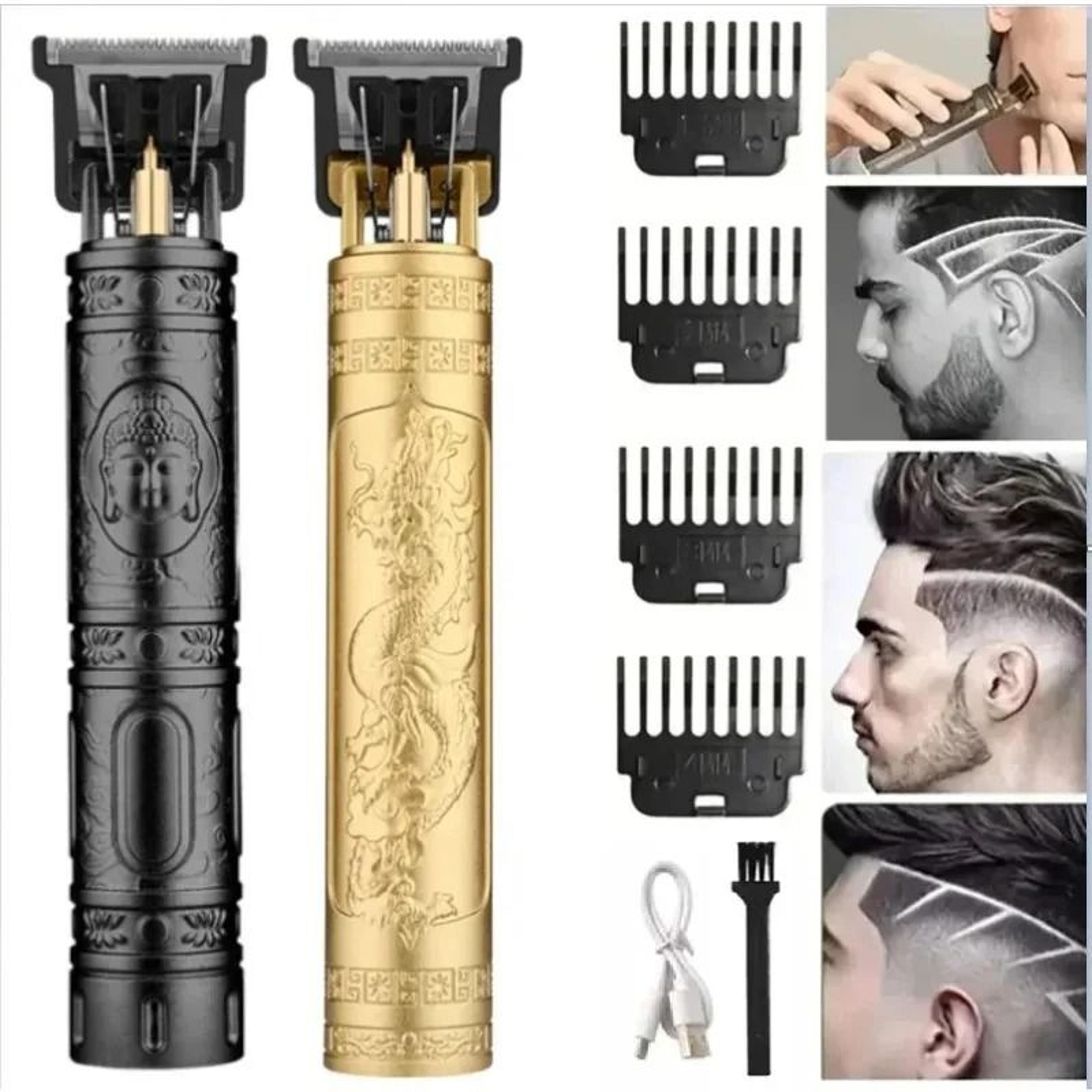 Vintage Cordless Hair Clipper Trimmer USB Fast Charging Electric Shaver 0