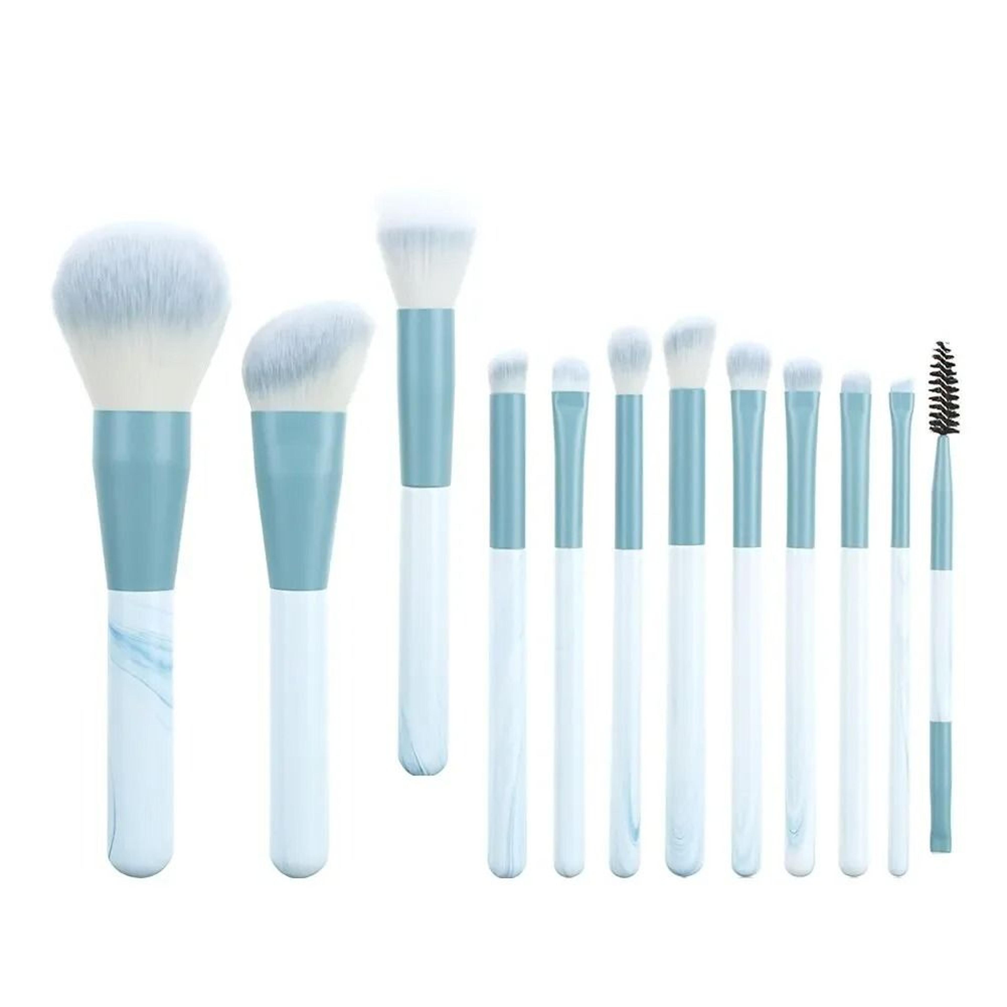 Soft Makeup Brushes Set Twelve Piece Cosmetic Beauty Brush Set 6