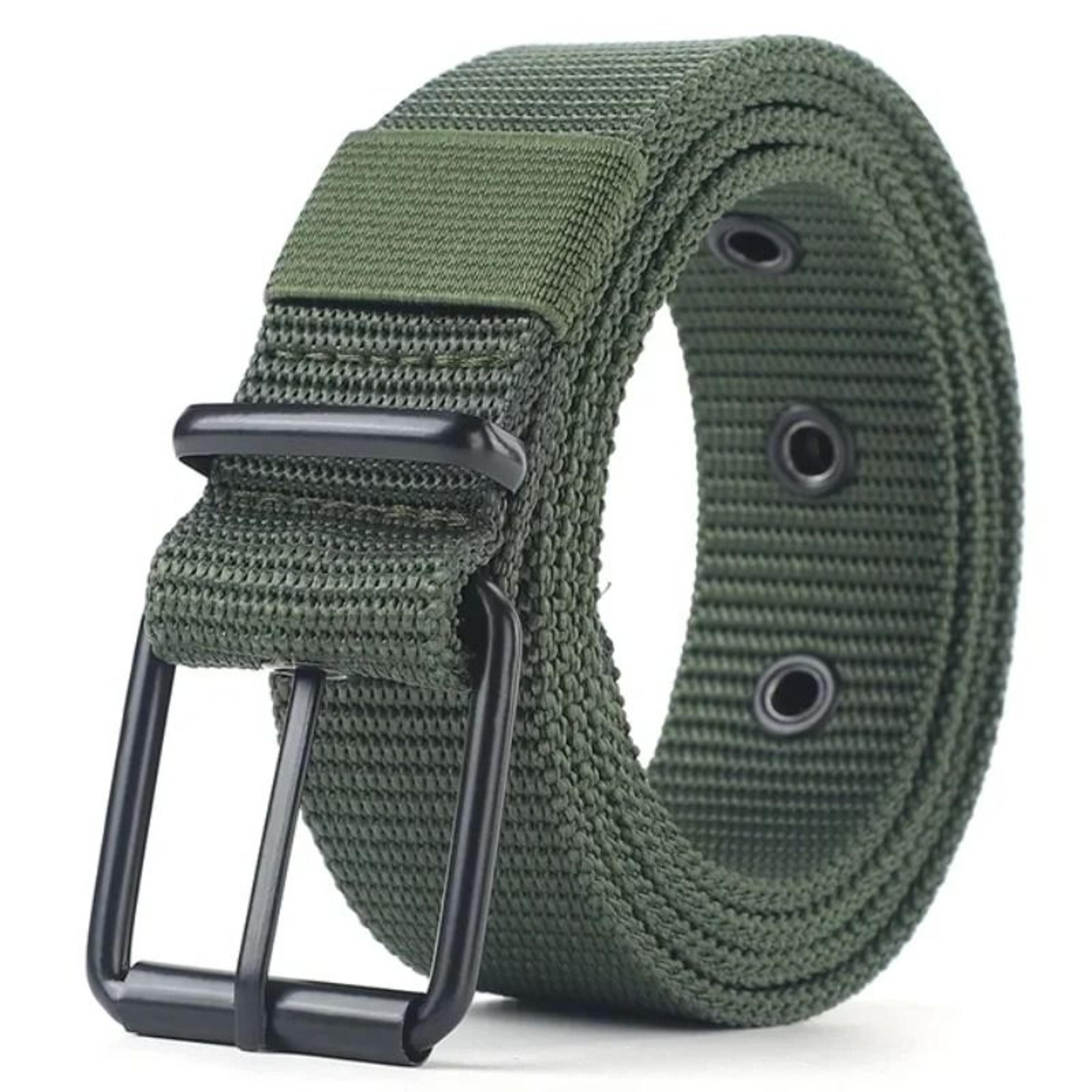 Porous Canvas Pin Buckle Belt Trendy Eyelet Belt For Men And Women 5