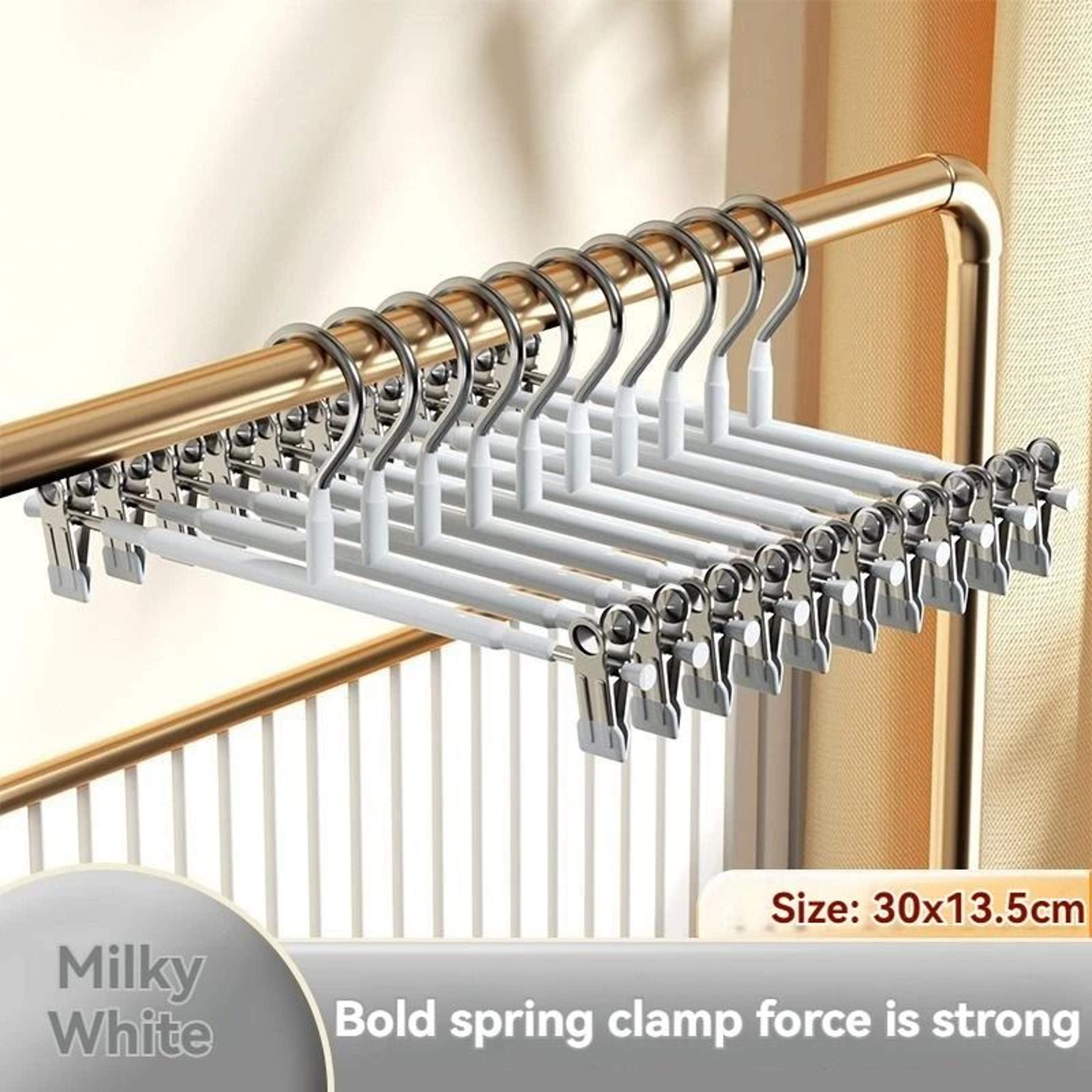 Multi Functional Pant And Skirt Rack Clip Hanger Non Slip Drying Rack 5
