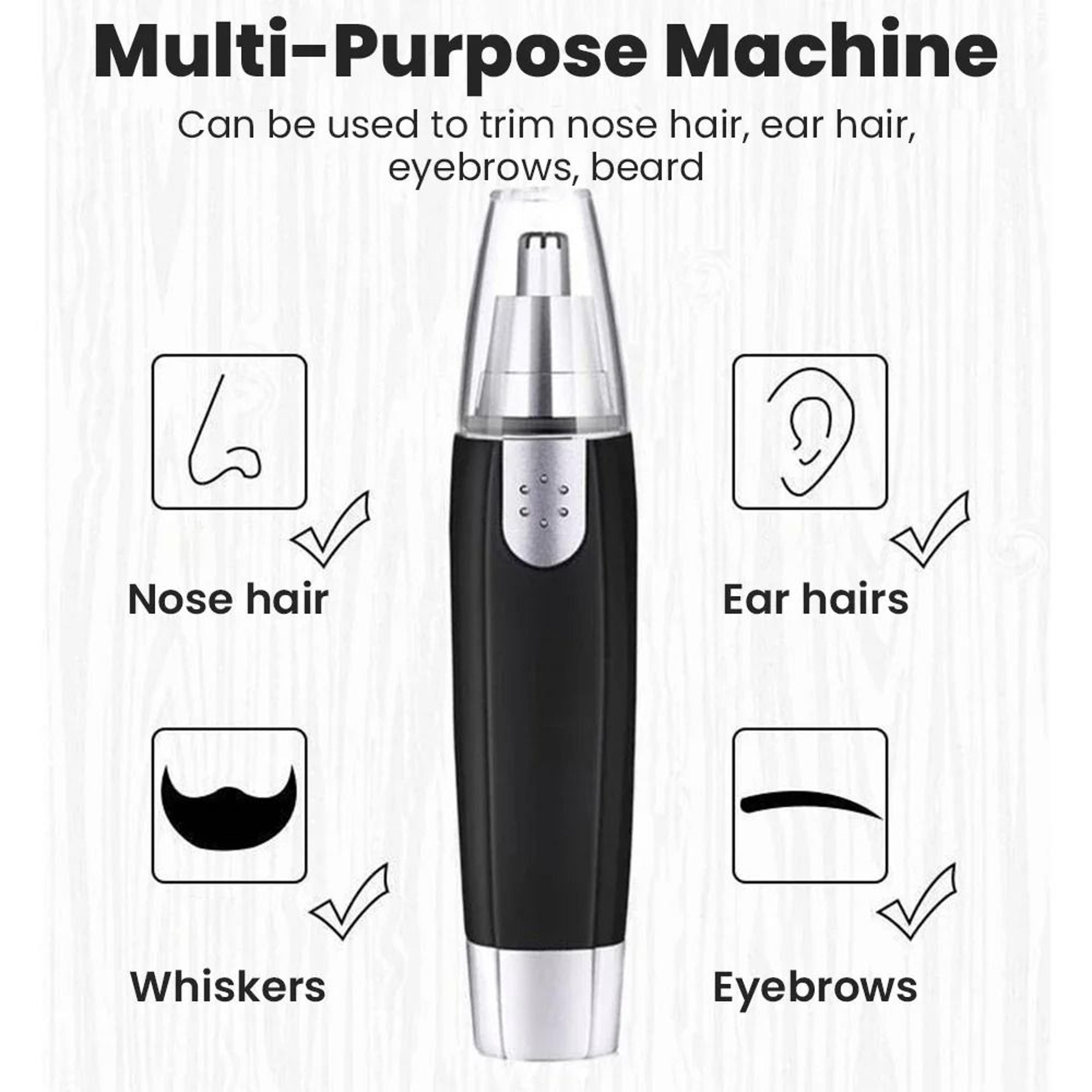 Electric Nose Hair Trimmer And Eyebrow Shaver Grooming Tool 4
