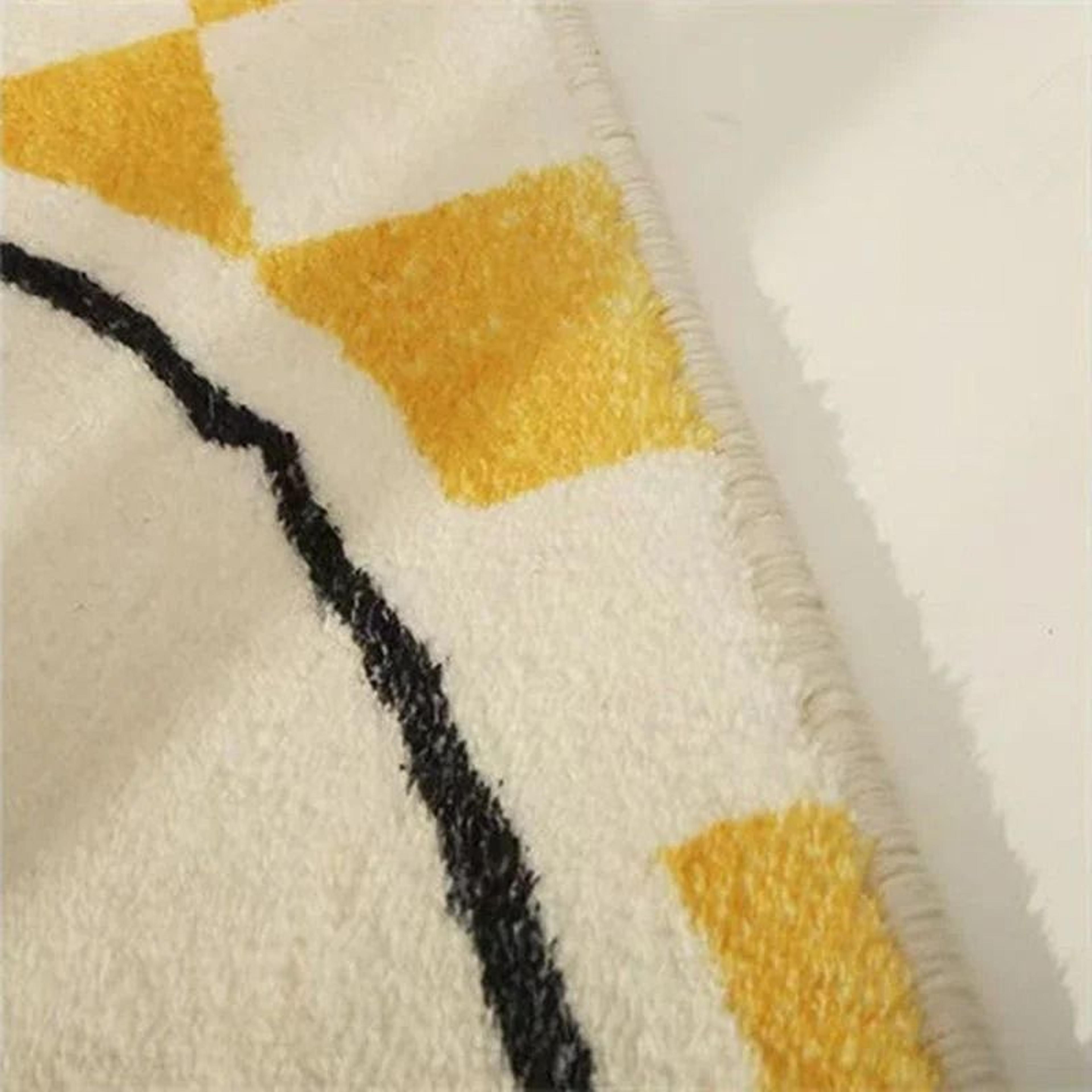 Non Slip Fluffy Soft Floor Mat Nordic Cartoon Rug For Kids Bedroom And Living Room 4