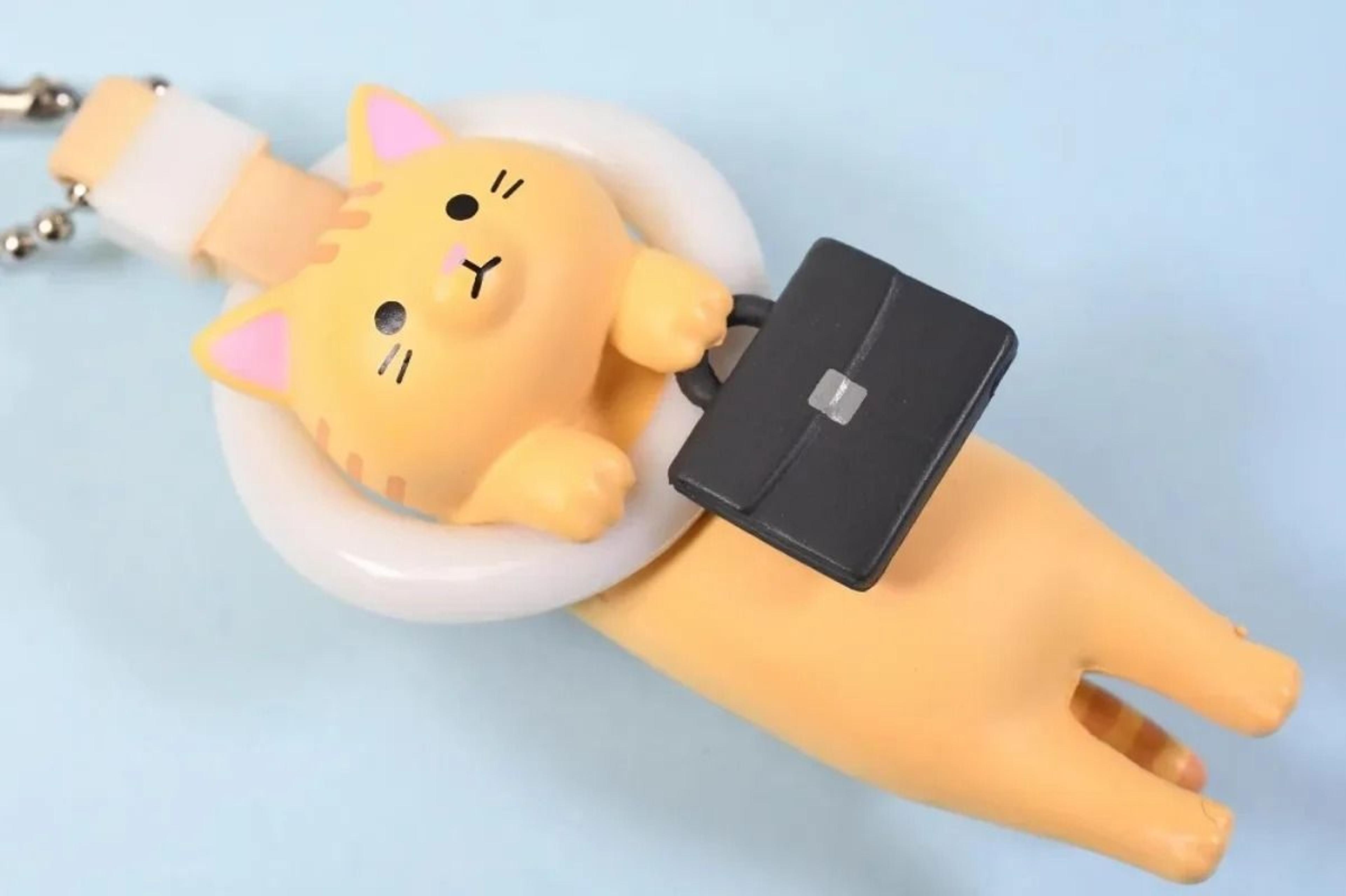 Kawaii Anime Hanging Ring Cat Figure Keychain Blind Box Toy 3