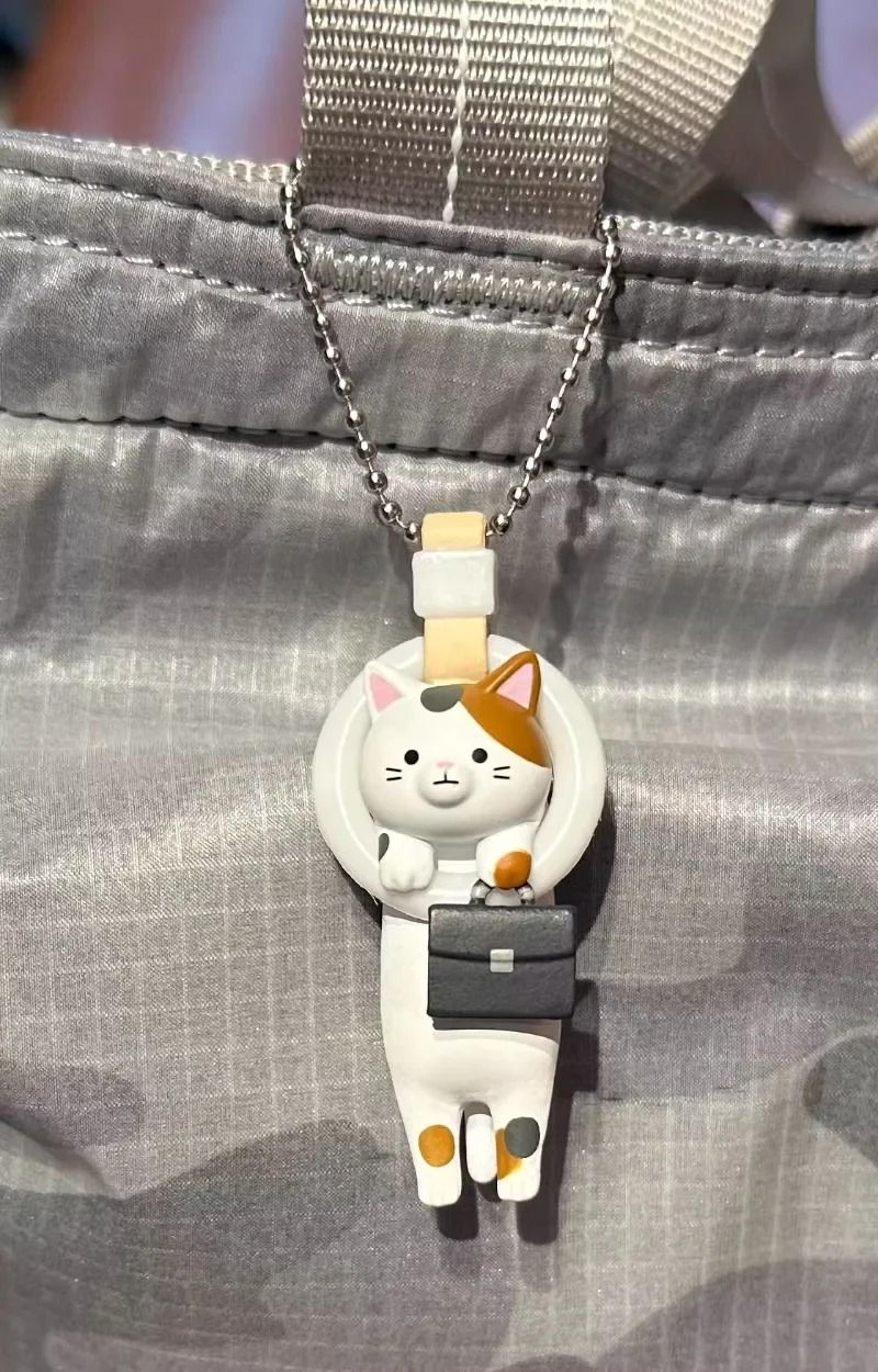 Kawaii Anime Hanging Ring Cat Figure Keychain Blind Box Toy 4