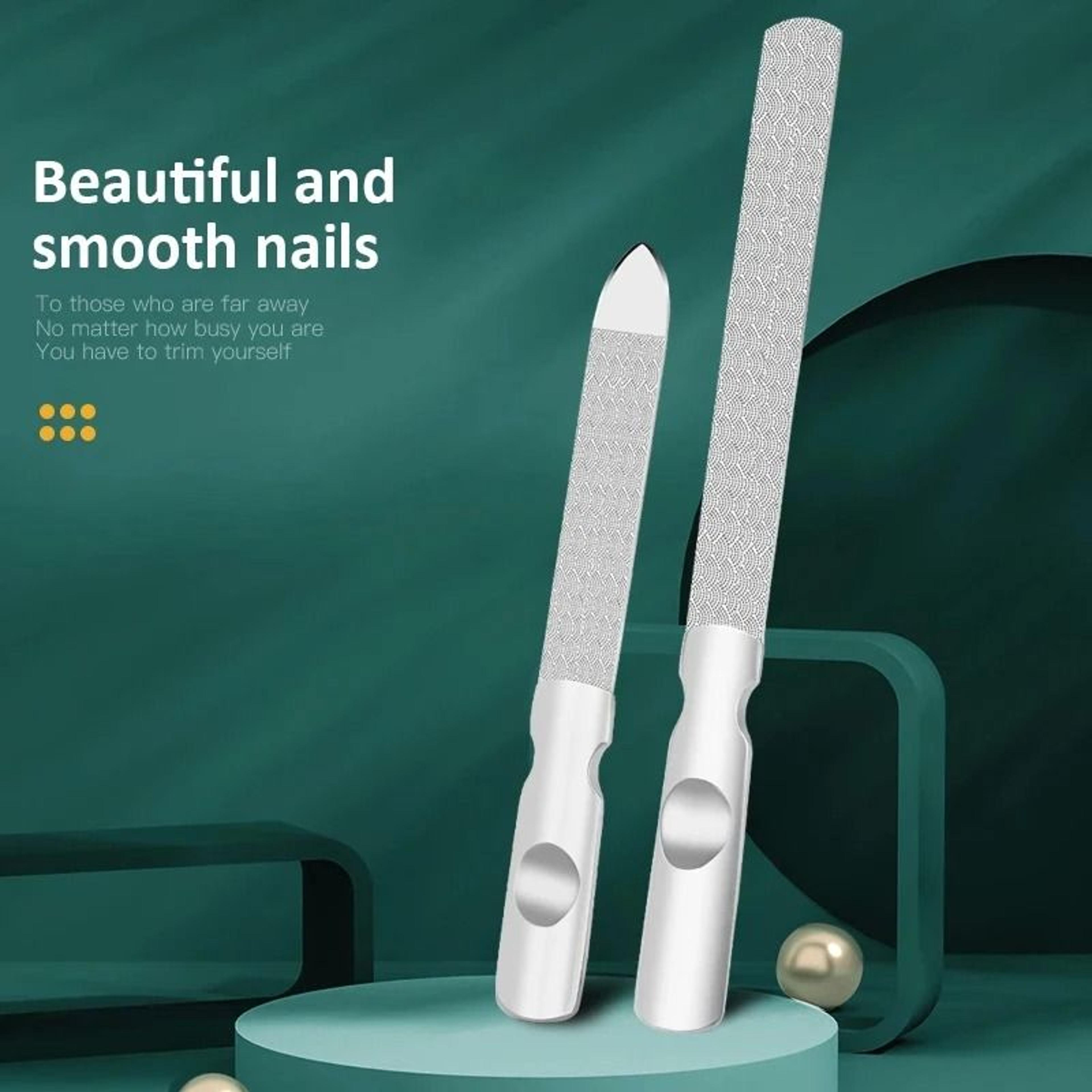 Double Sided Stainless Steel Nail File For Manicure And Pedicure 4
