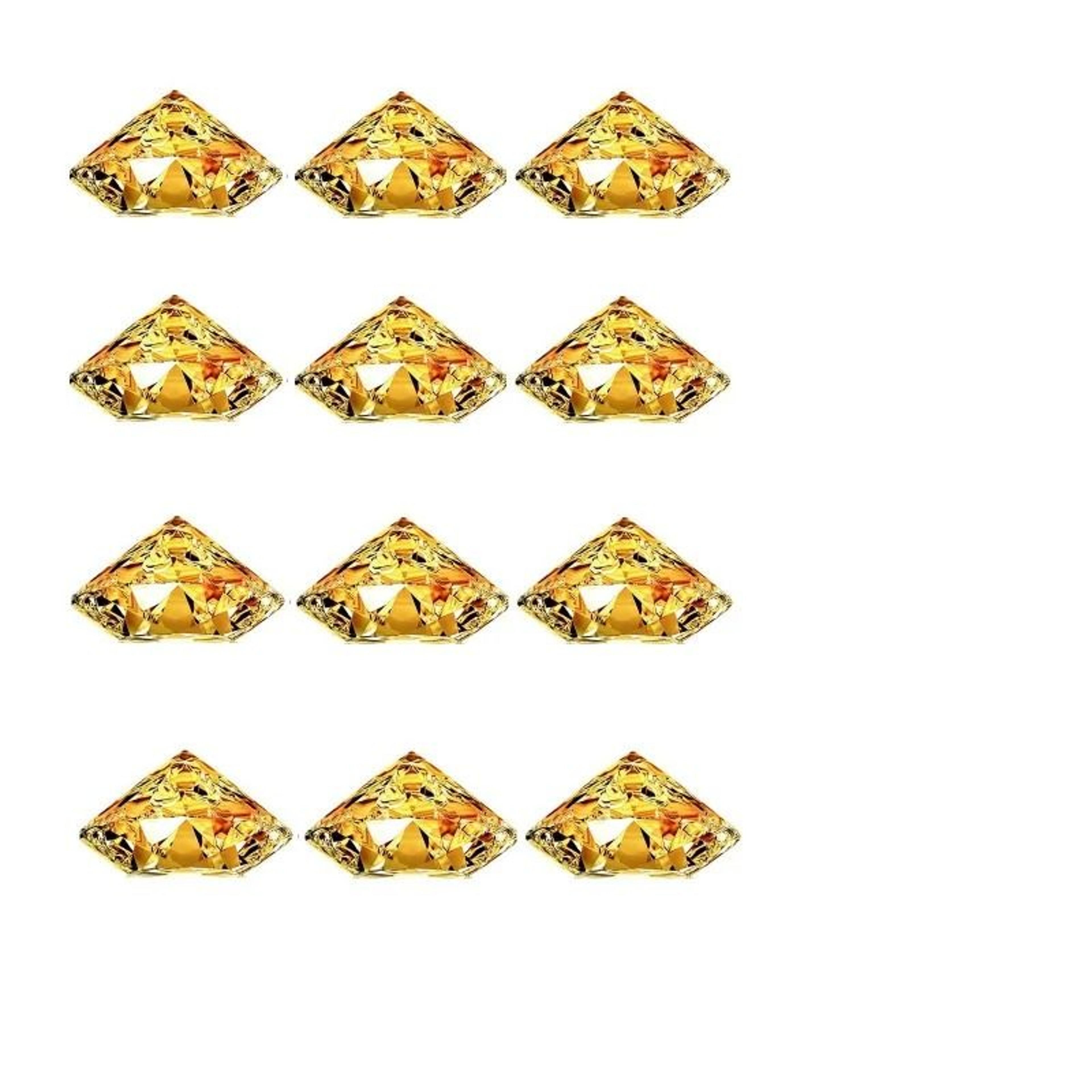Crystal Diamond Shaped Desktop Card Holder For Business And Events 3