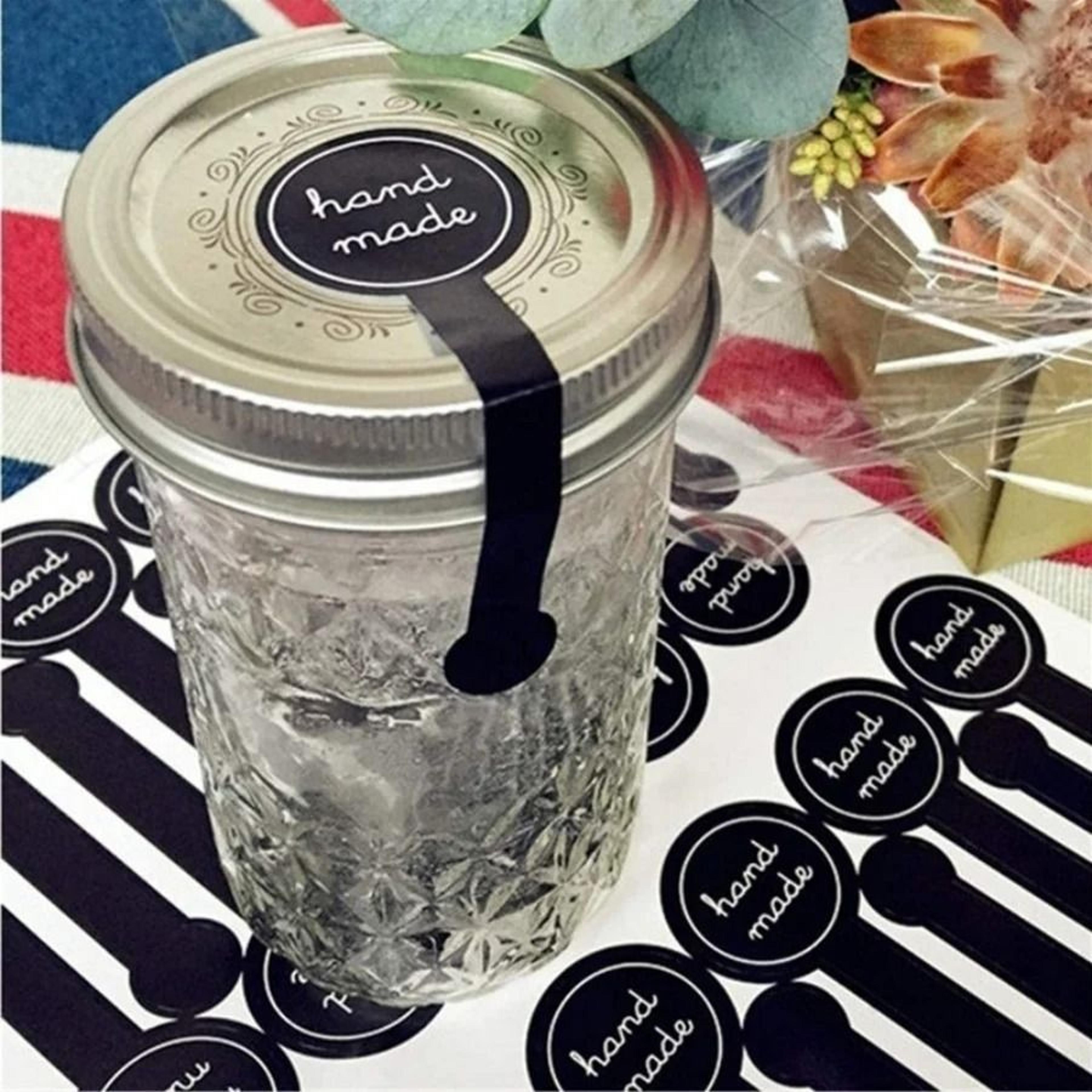 Black Strip Sealing Stickers For Baking Packaging And Crafts 3