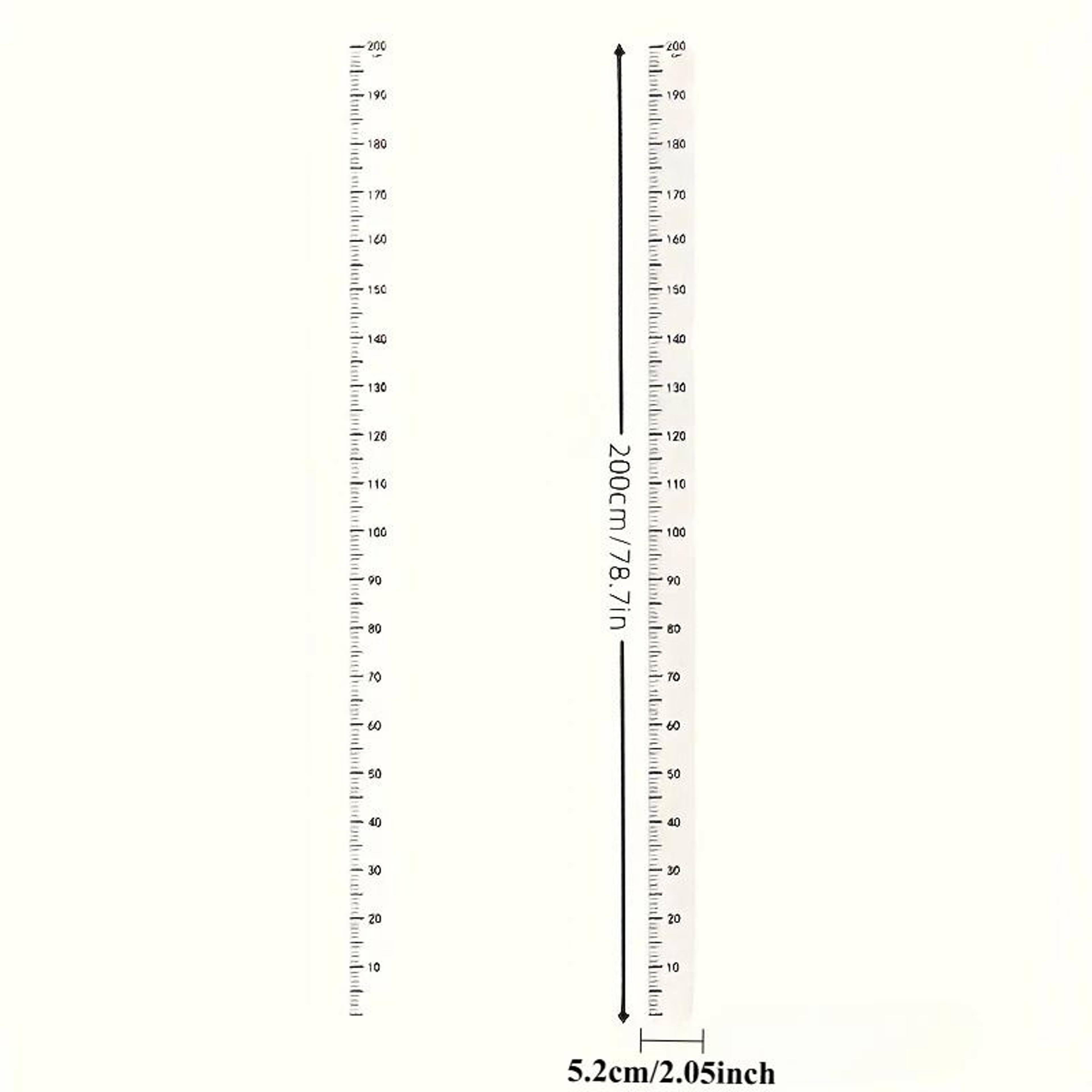 Modern Wall Height Measuring Tape With Writable Reusable Surface 2