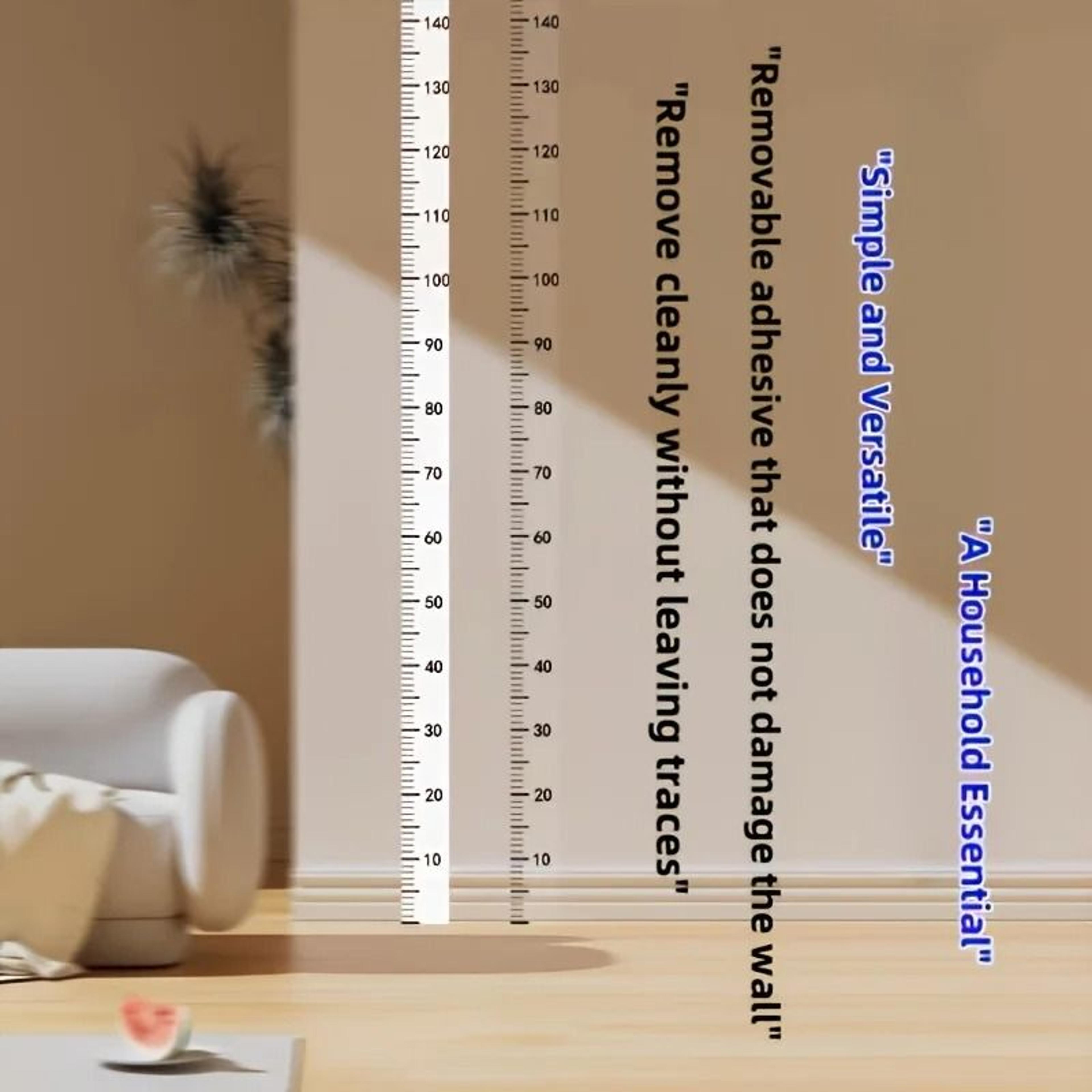 Modern Wall Height Measuring Tape With Writable Reusable Surface 3