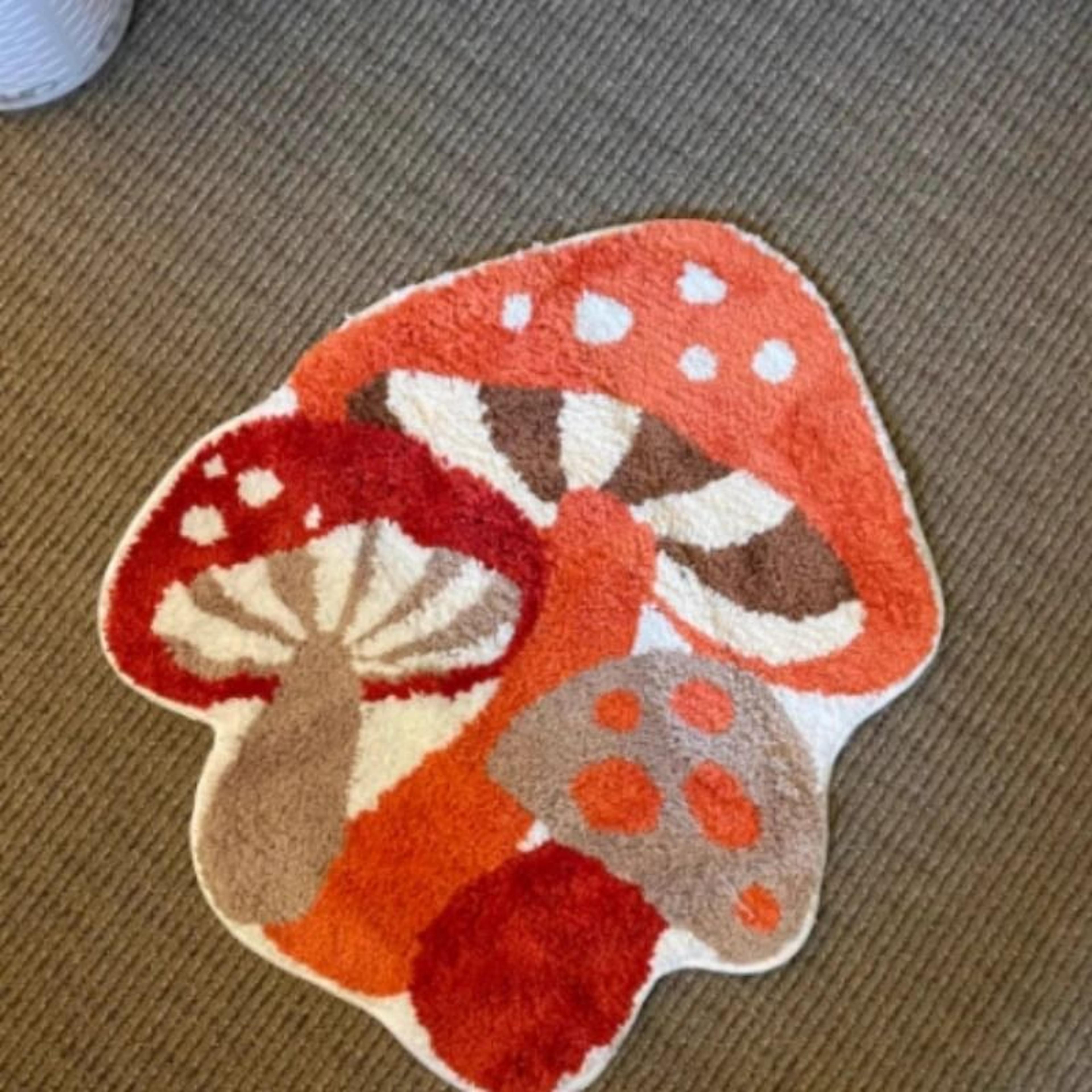 Nordic Style Mushroom Shaped Non Slip Floor Mat 2