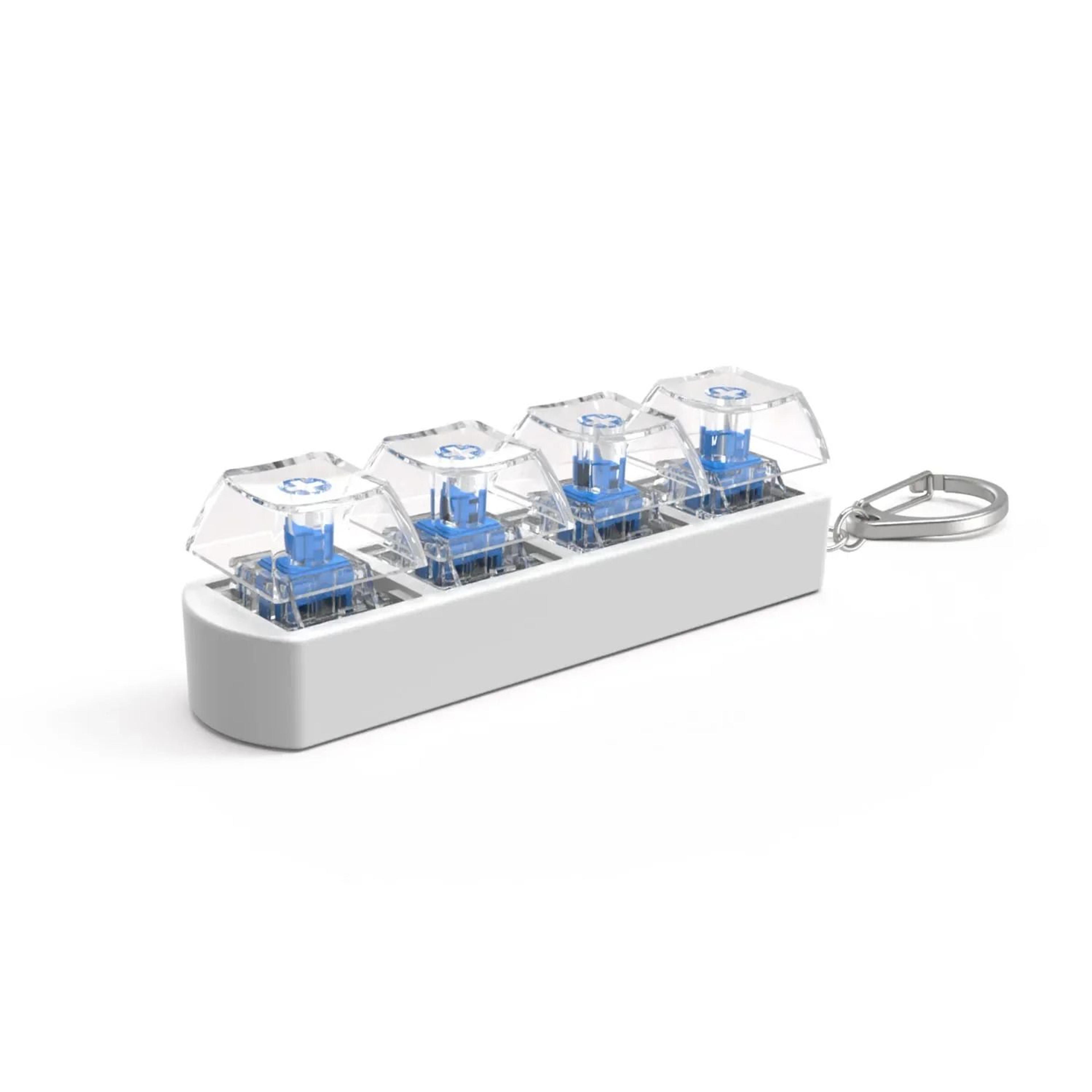 4Key Mechanical Keyboard Fidget Keychain 11