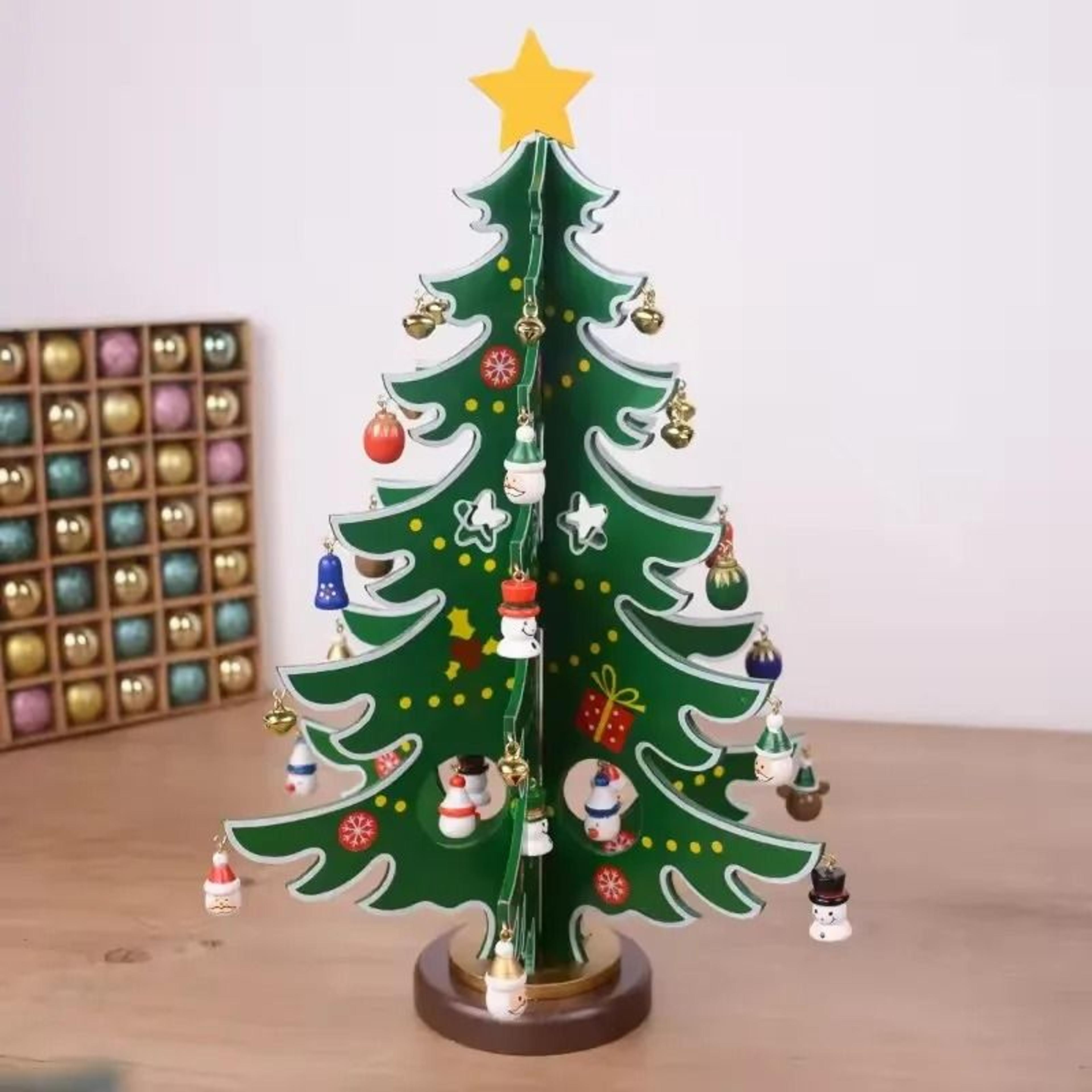 Creative DIY Wooden Christmas Tree 9