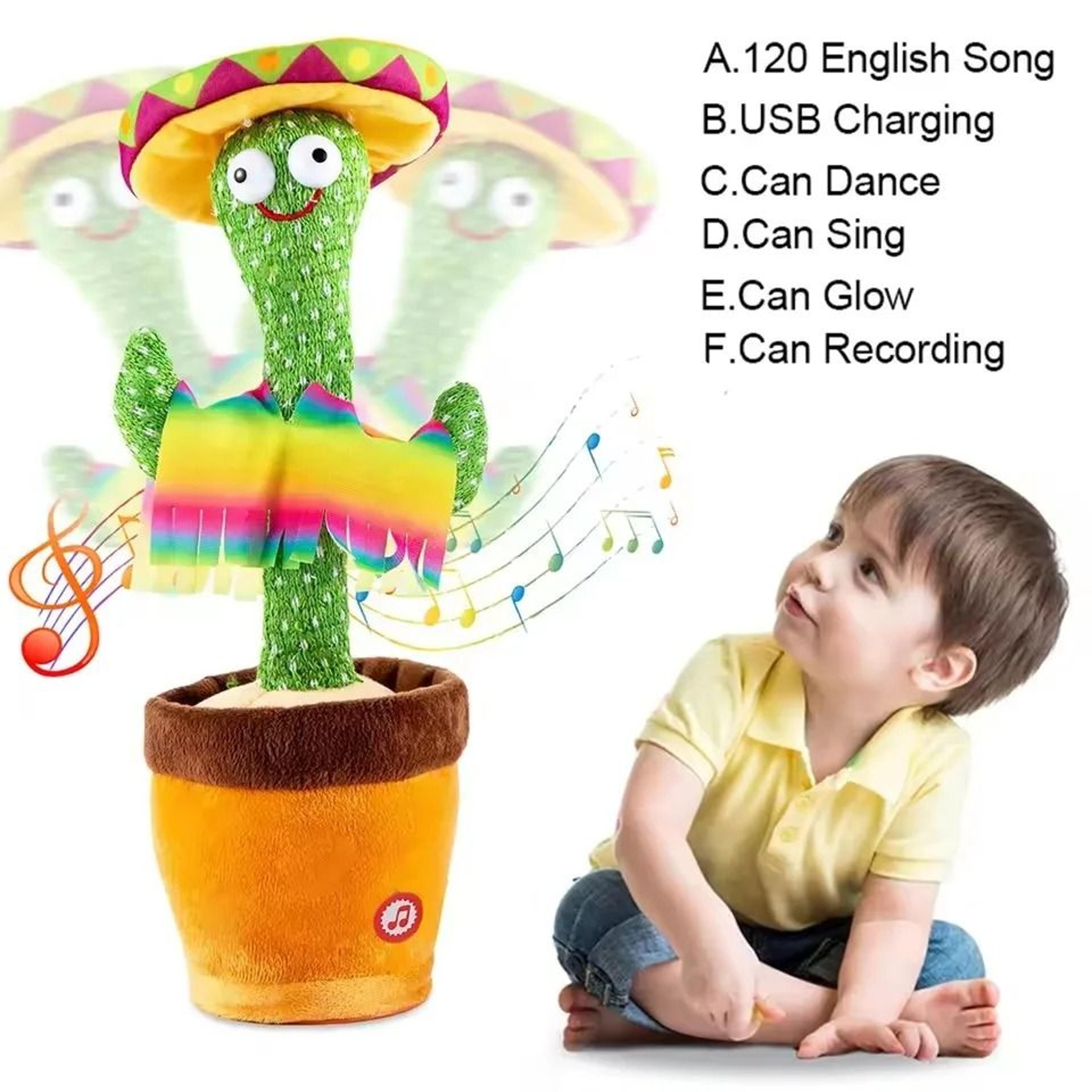 Talking And Dancing Cactus Toy 0