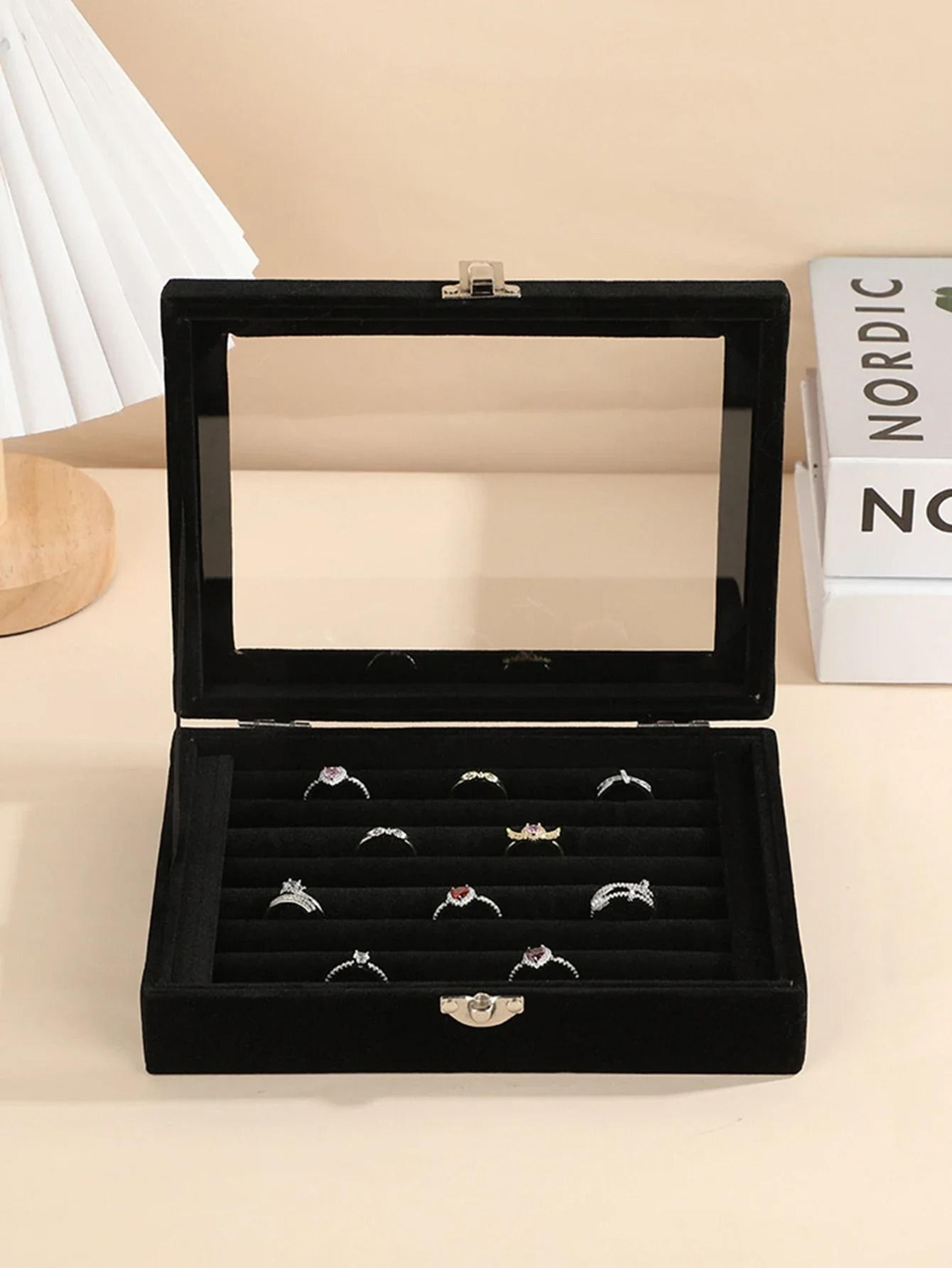 Elegant Covered Jewelry Storage Box 5